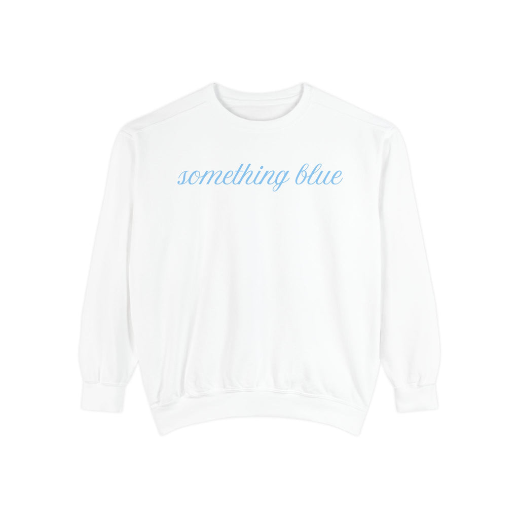 Something Blue Comfort Color Sweatshirt for Bride