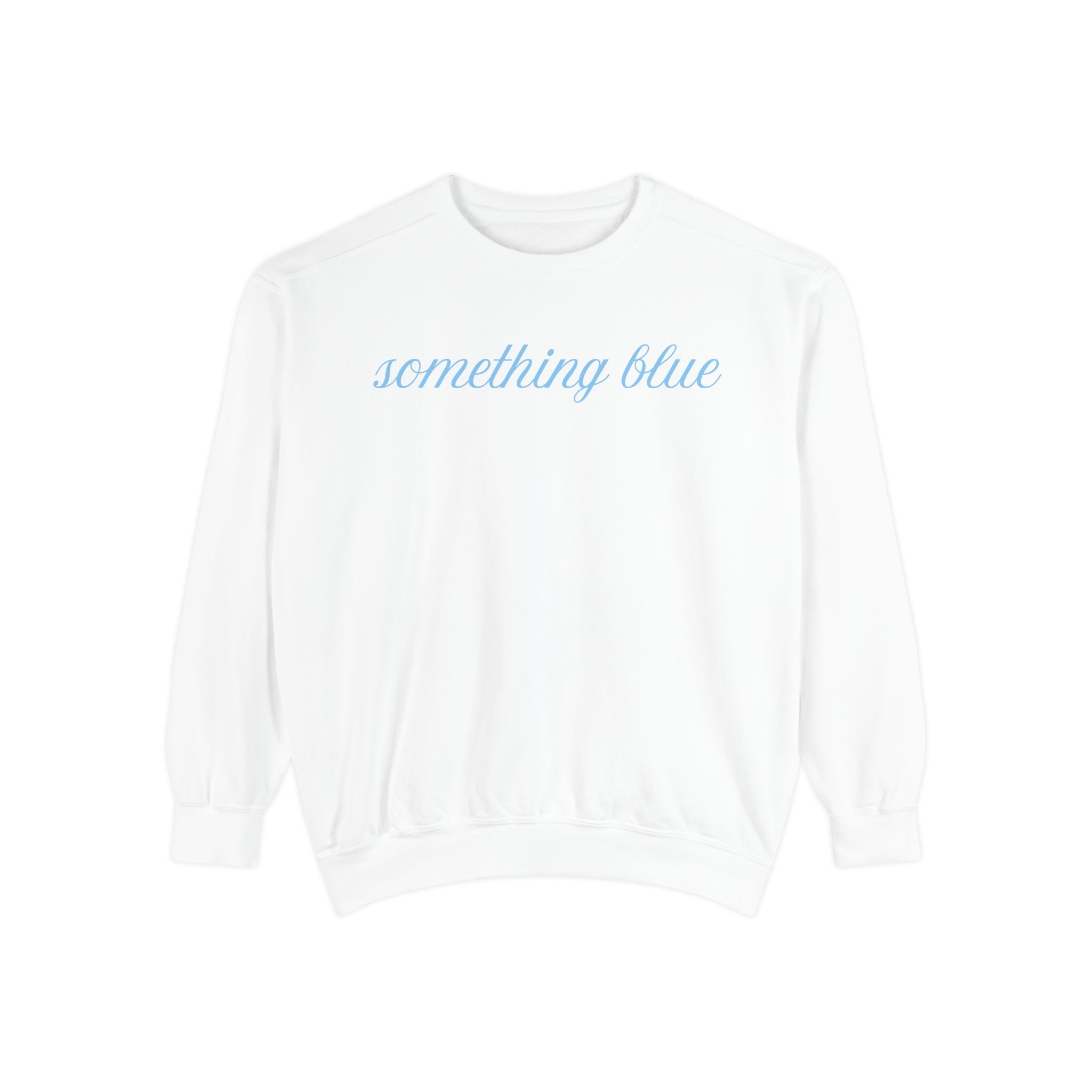 Something Blue Comfort Color Sweatshirt for Bride
