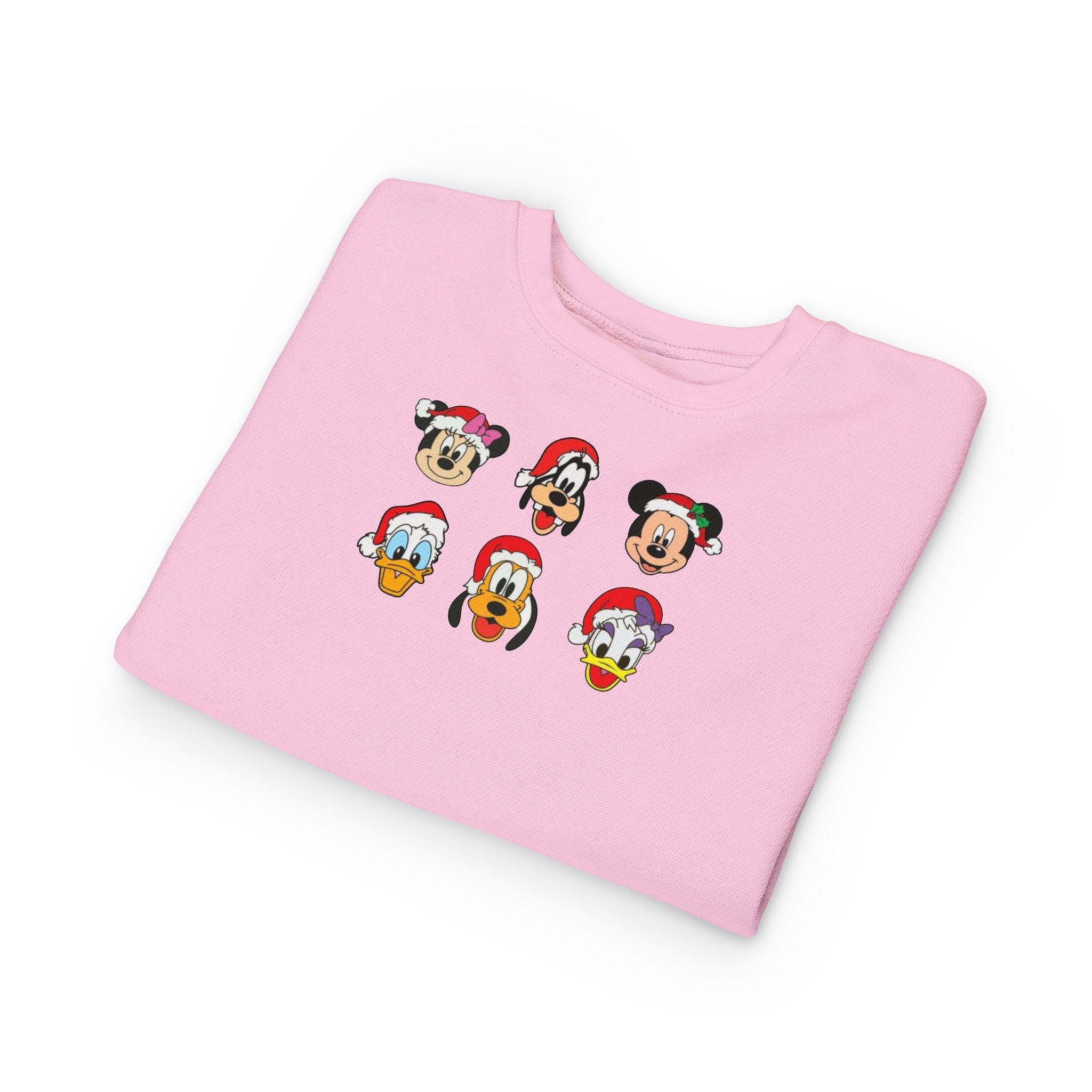 Toddler Sweatshirt - Cute Christmas Cartoon Characters