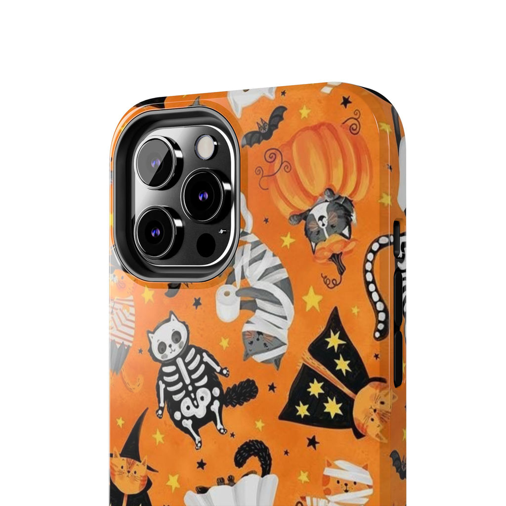 Spooky-Cat Halloween Tough Phone Case