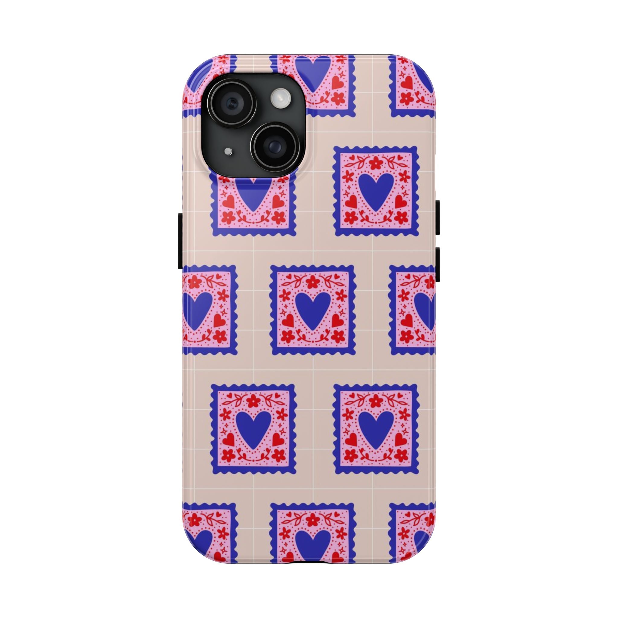 Heart Stamp Tough Phone Case