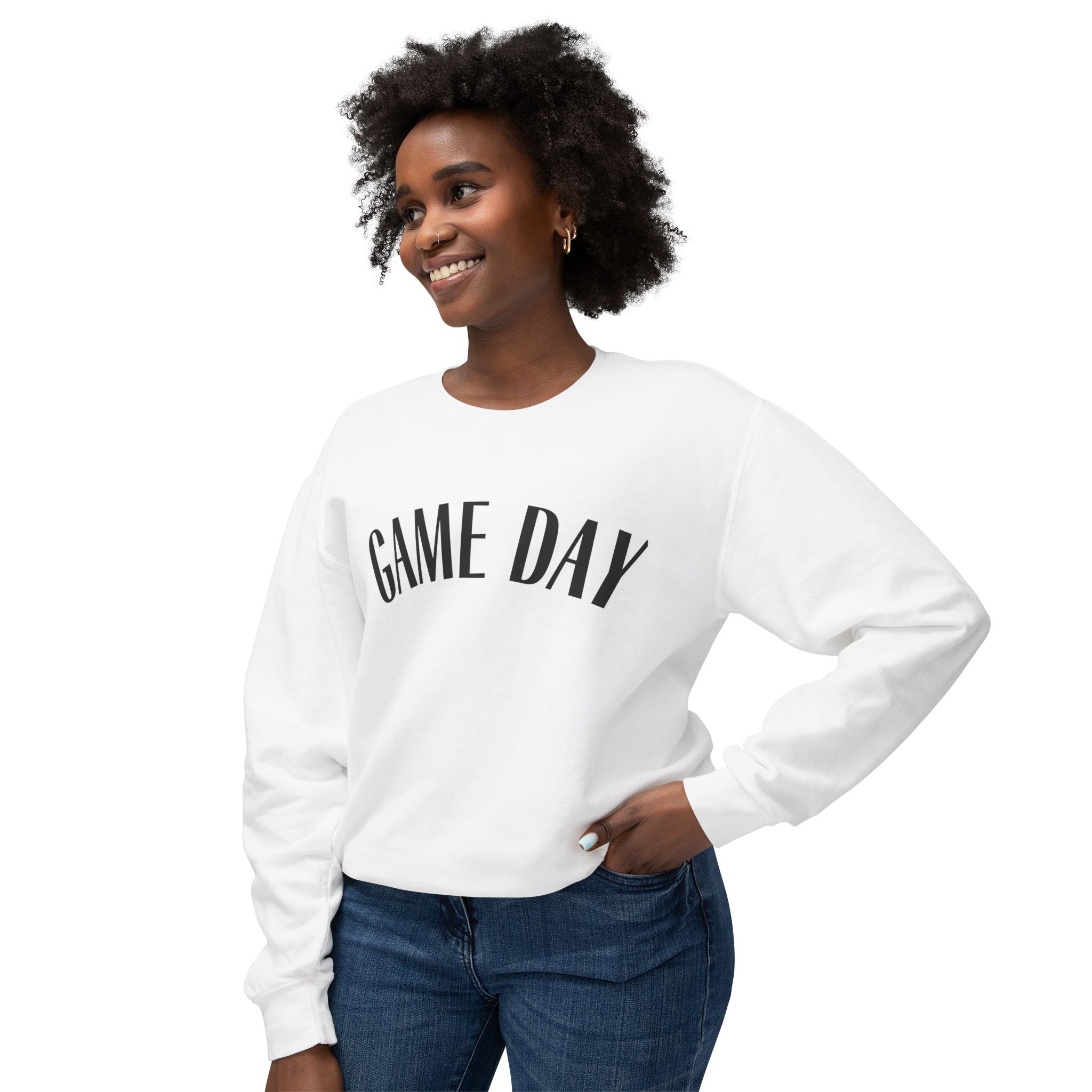 Game Day Unisex Lightweight Crewneck Sweatshirt