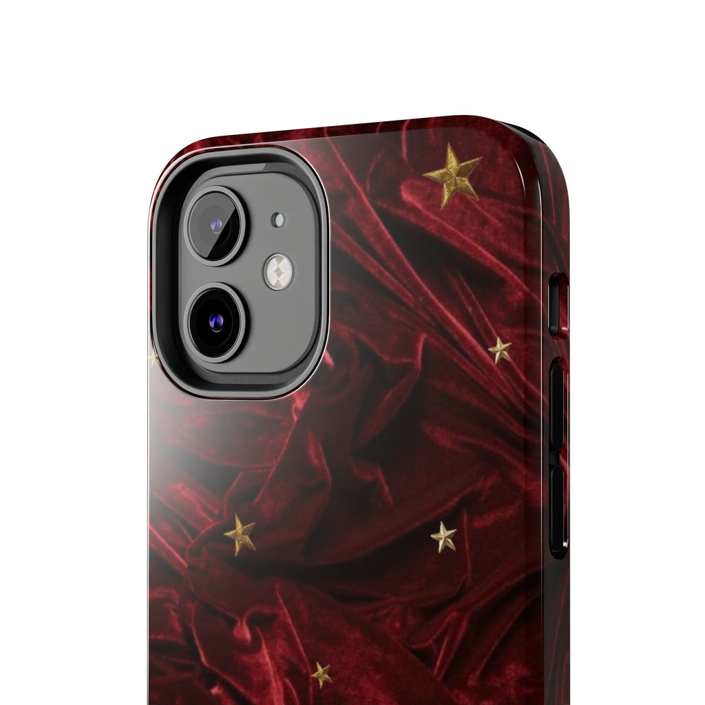 Holiday Velvet Star Tough Phone Case