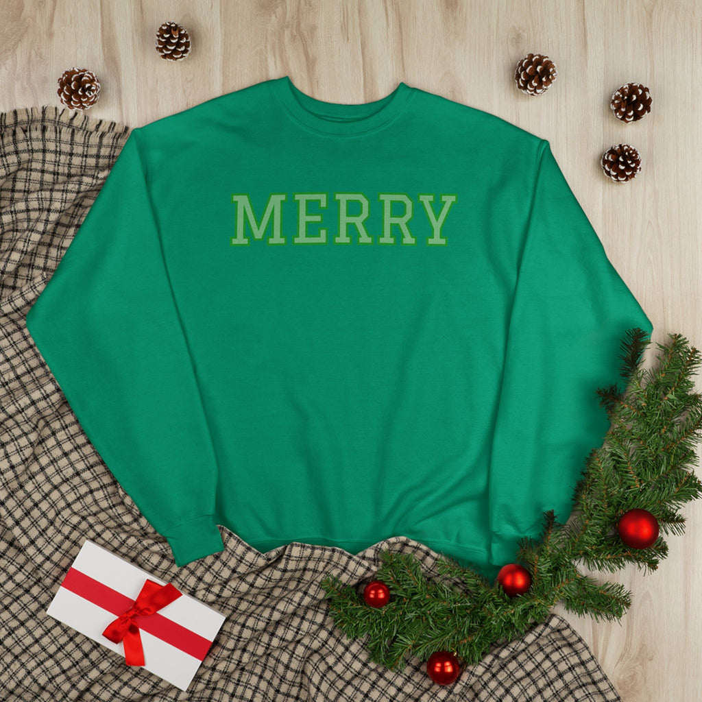 Merry Eco-Friendly Crewneck Sweatshirt