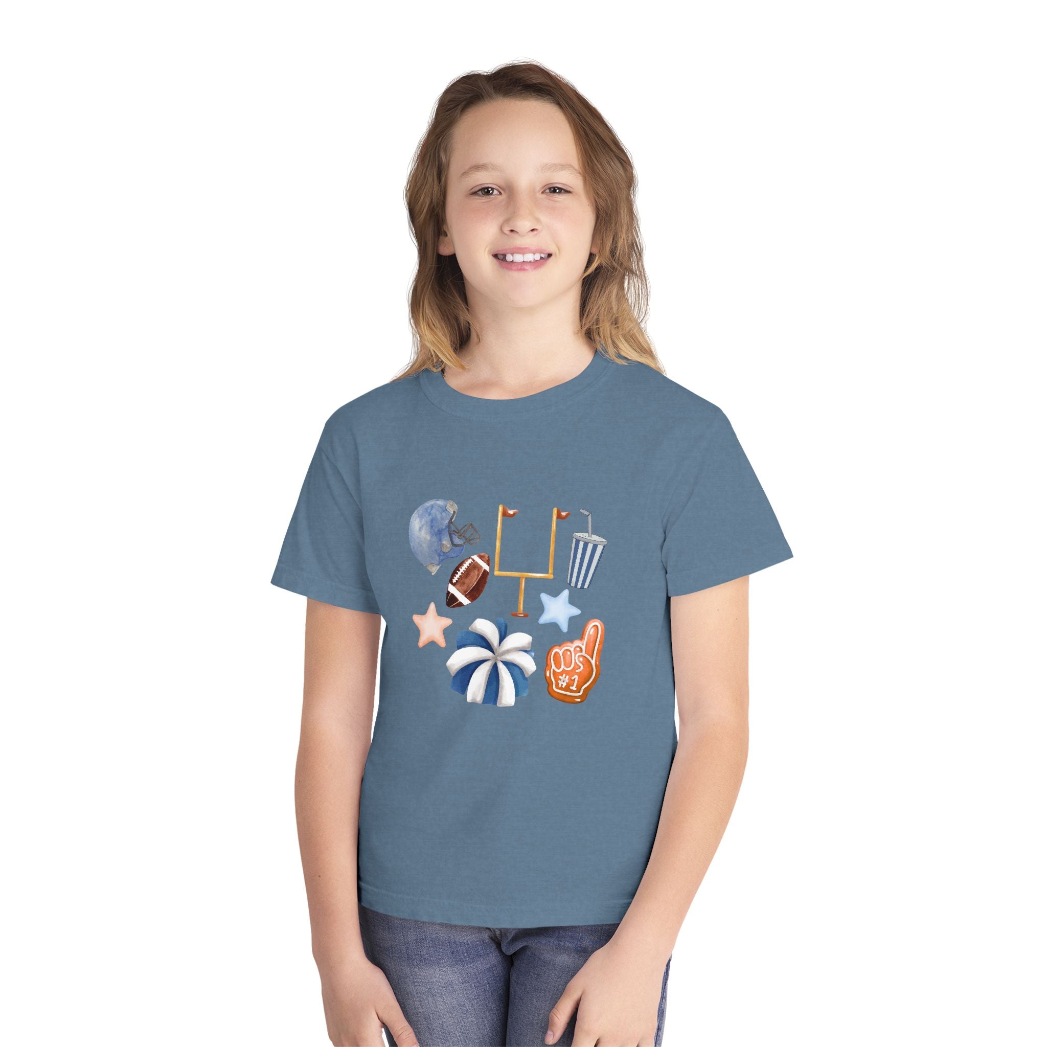 Cheerful Youth Charm Sports Tee