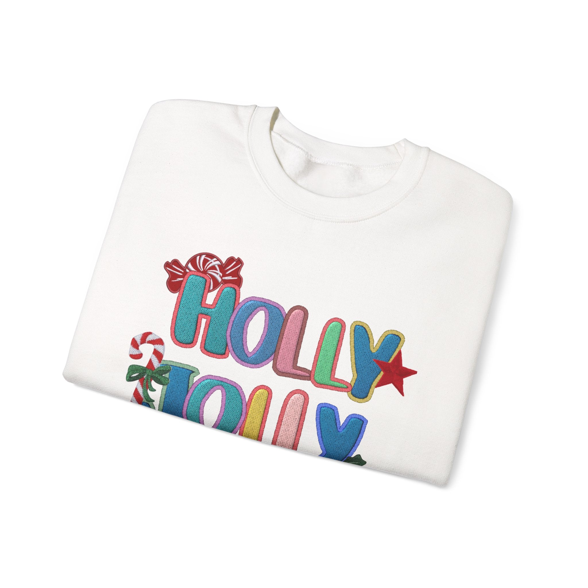 Holly Jolly Patch Holiday Sweatshirt
