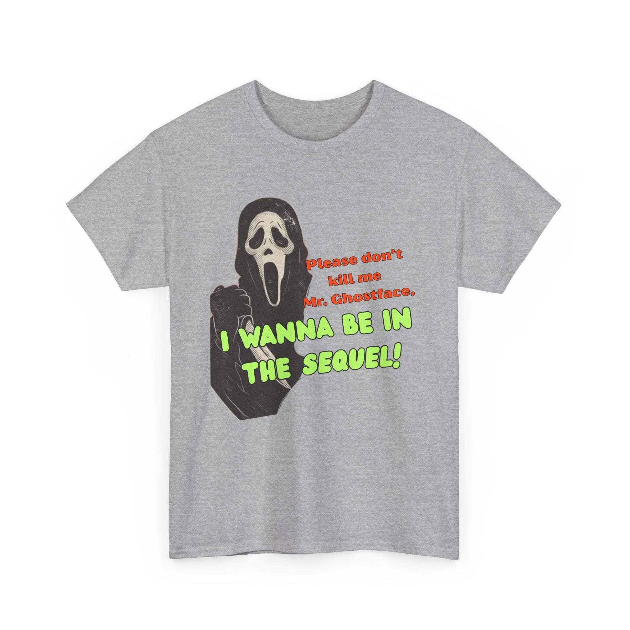 Ghostface Sequel Tee, Unisex Heavy Cotton Tee