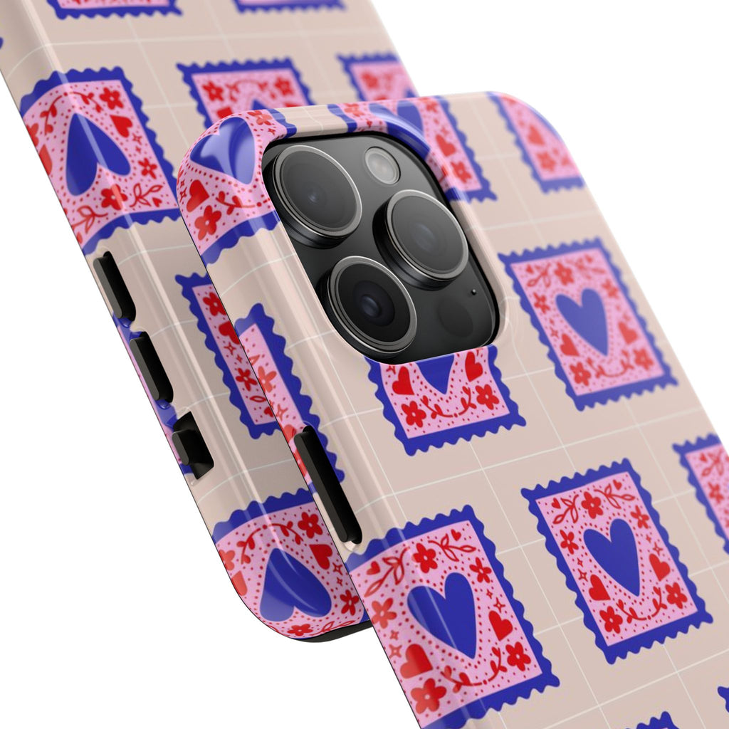 Heart Stamp Tough Phone Case