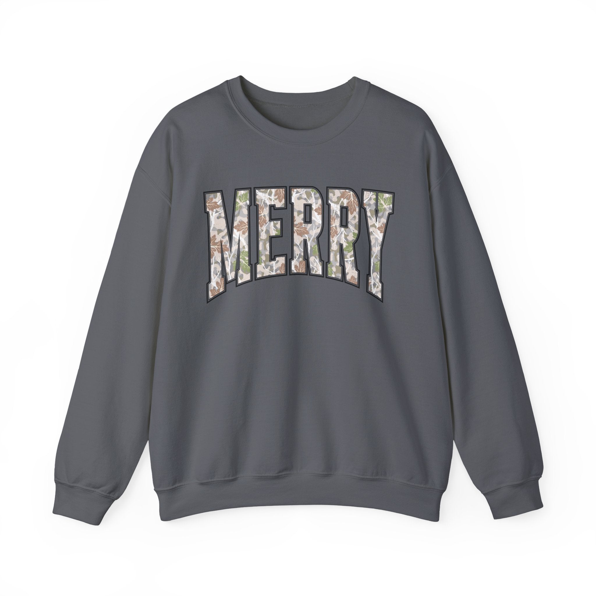 Merry Floral Crewneck Sweatshirt for the Holidays