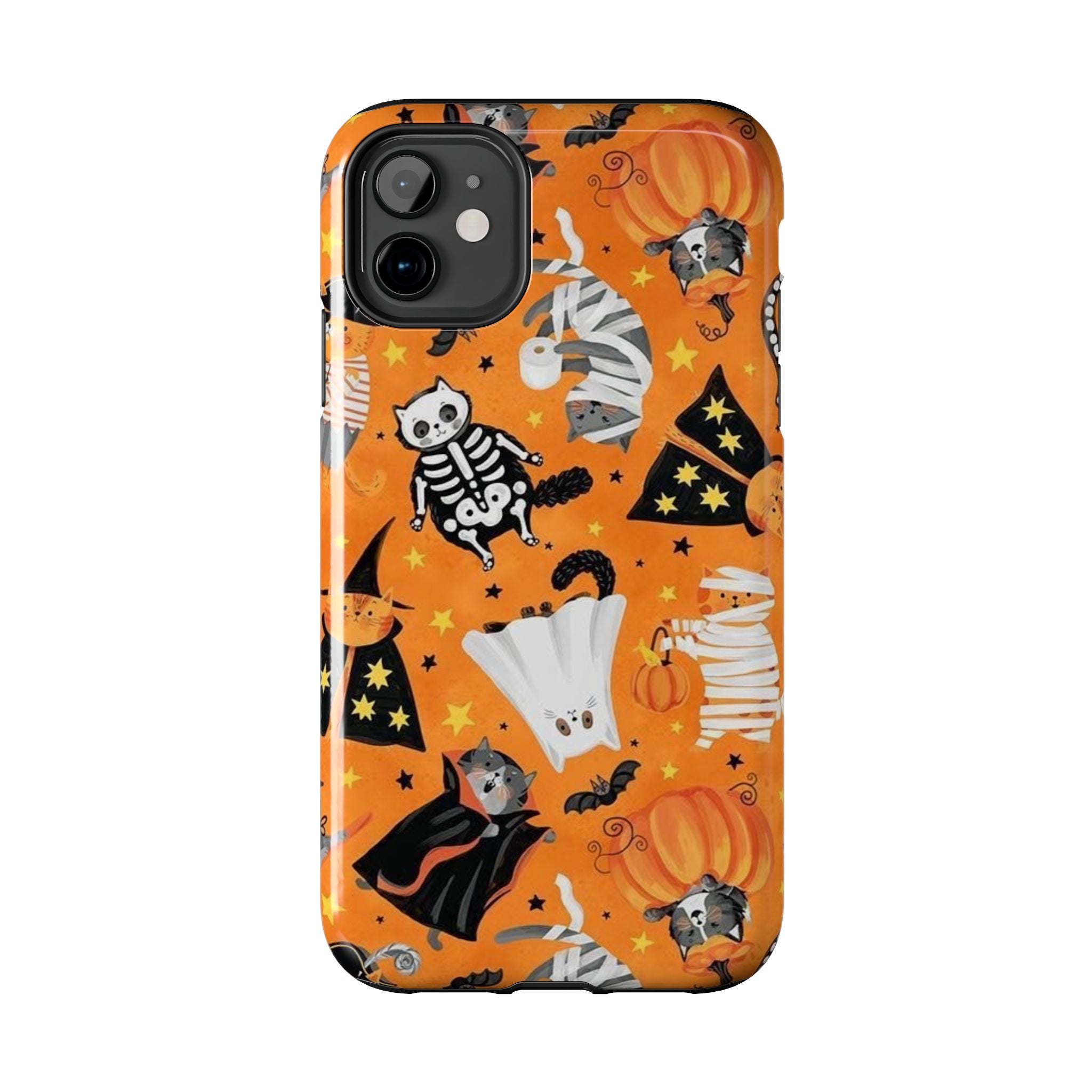 Spooky-Cat Halloween Tough Phone Case