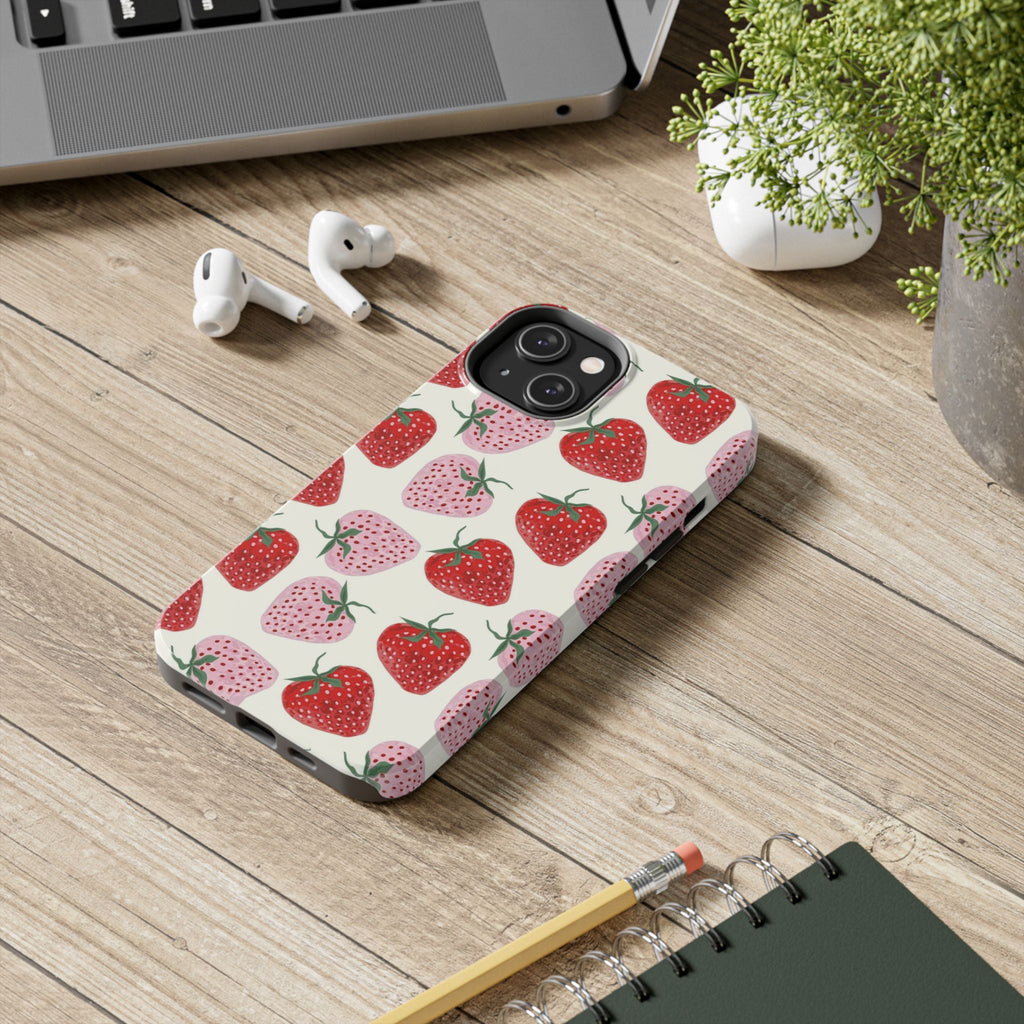 Strawberry Tough Phone Cases