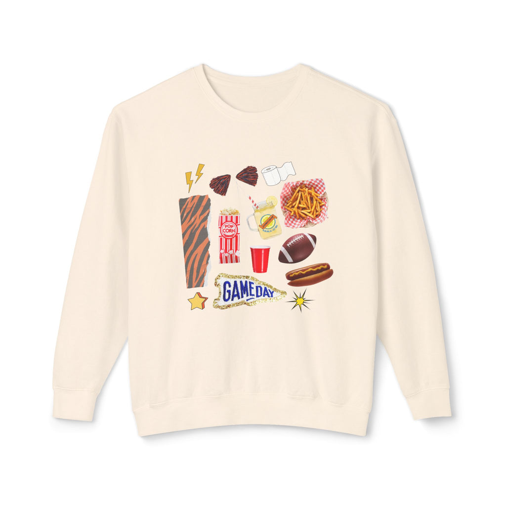 Auburn Game Day Lightweight Ivory Crewneck Sweatshirt