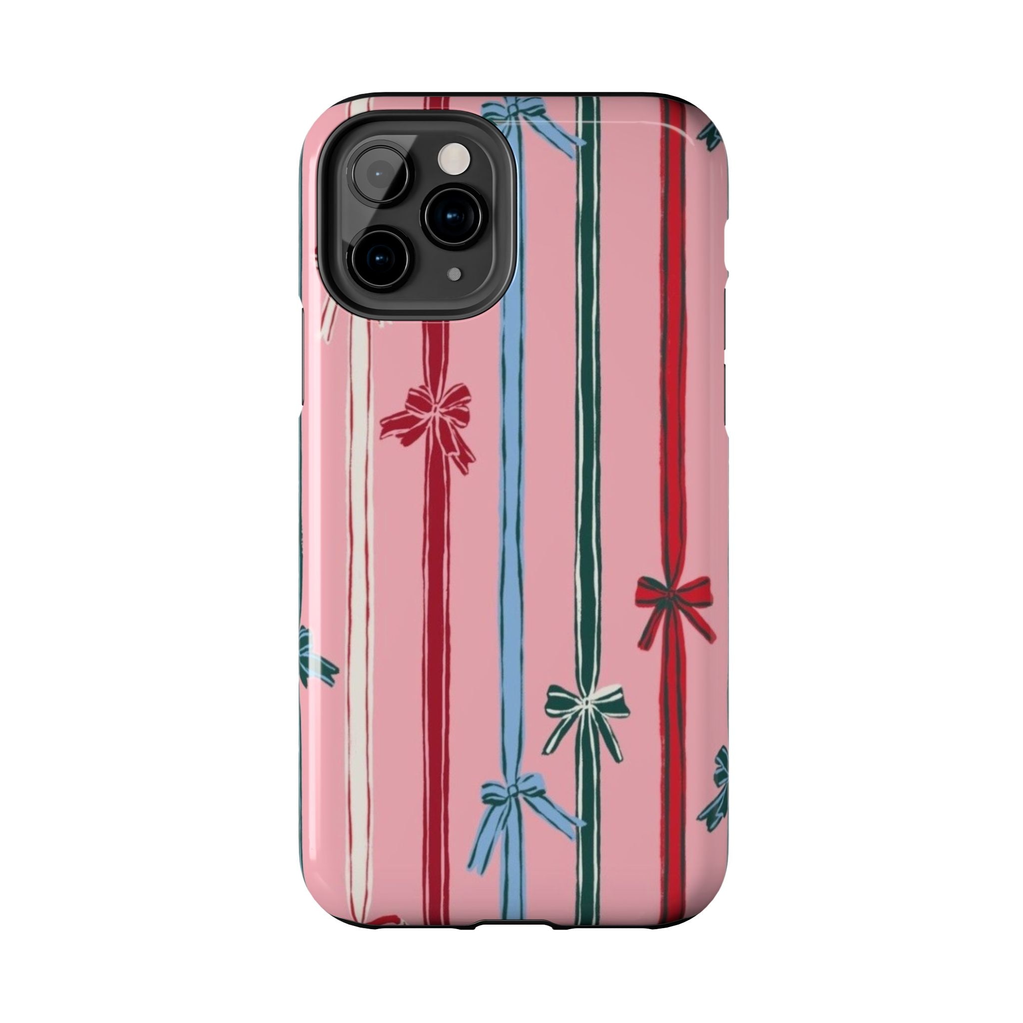 Holiday Bow Pattern Tough Phone Case