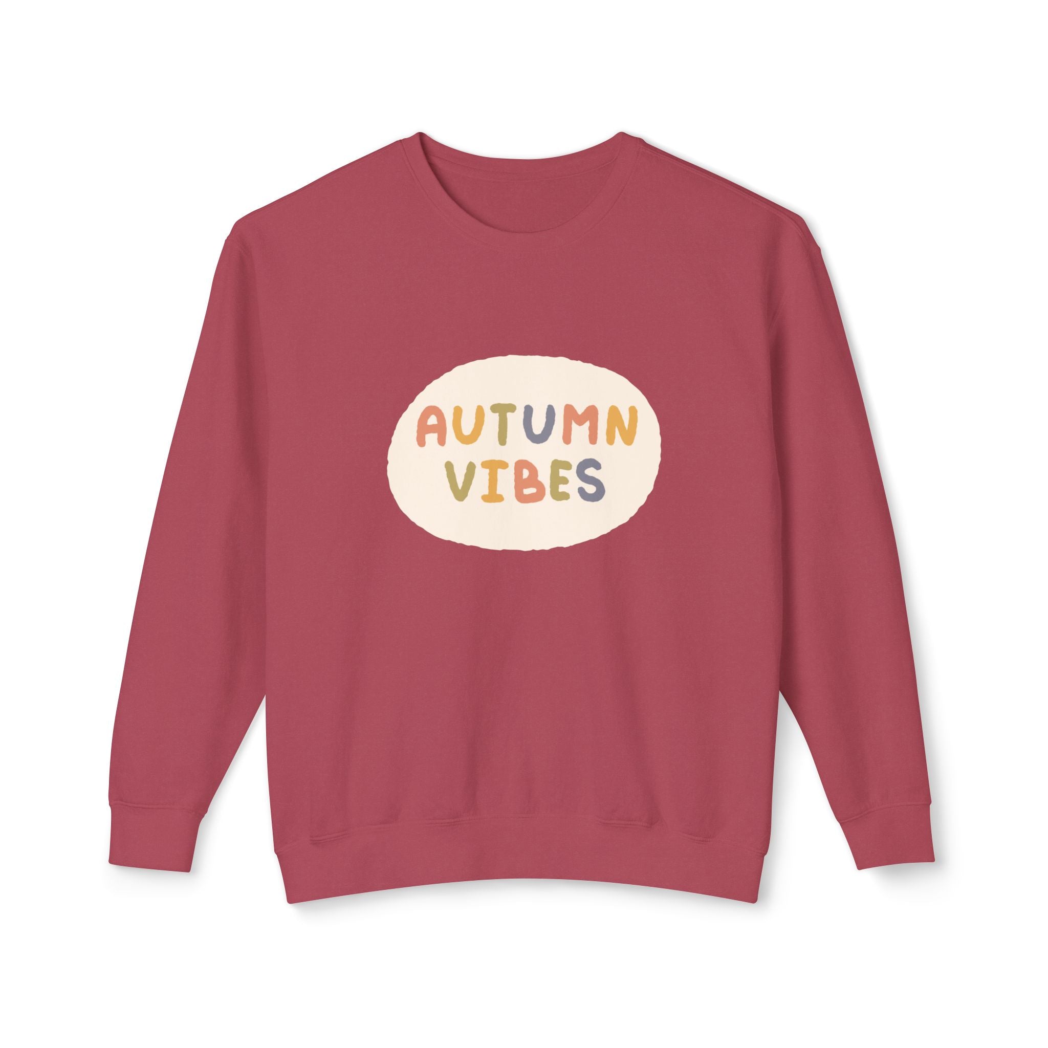 Autumn Vibes Lightweight Crewneck Sweatshirt