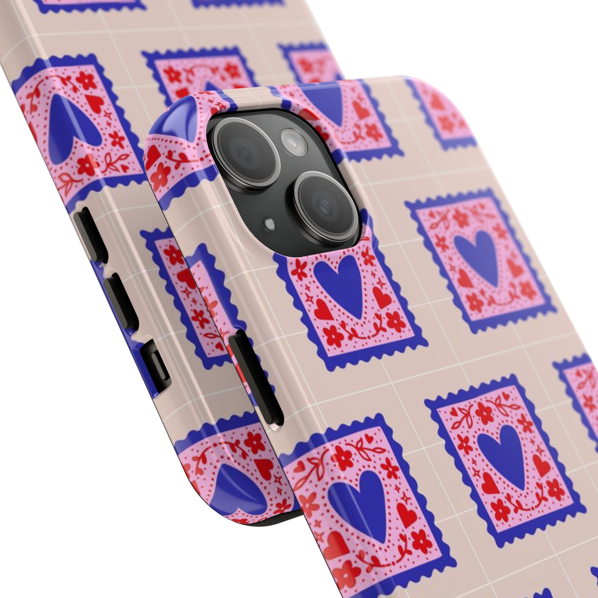 Heart Stamp Tough Phone Case