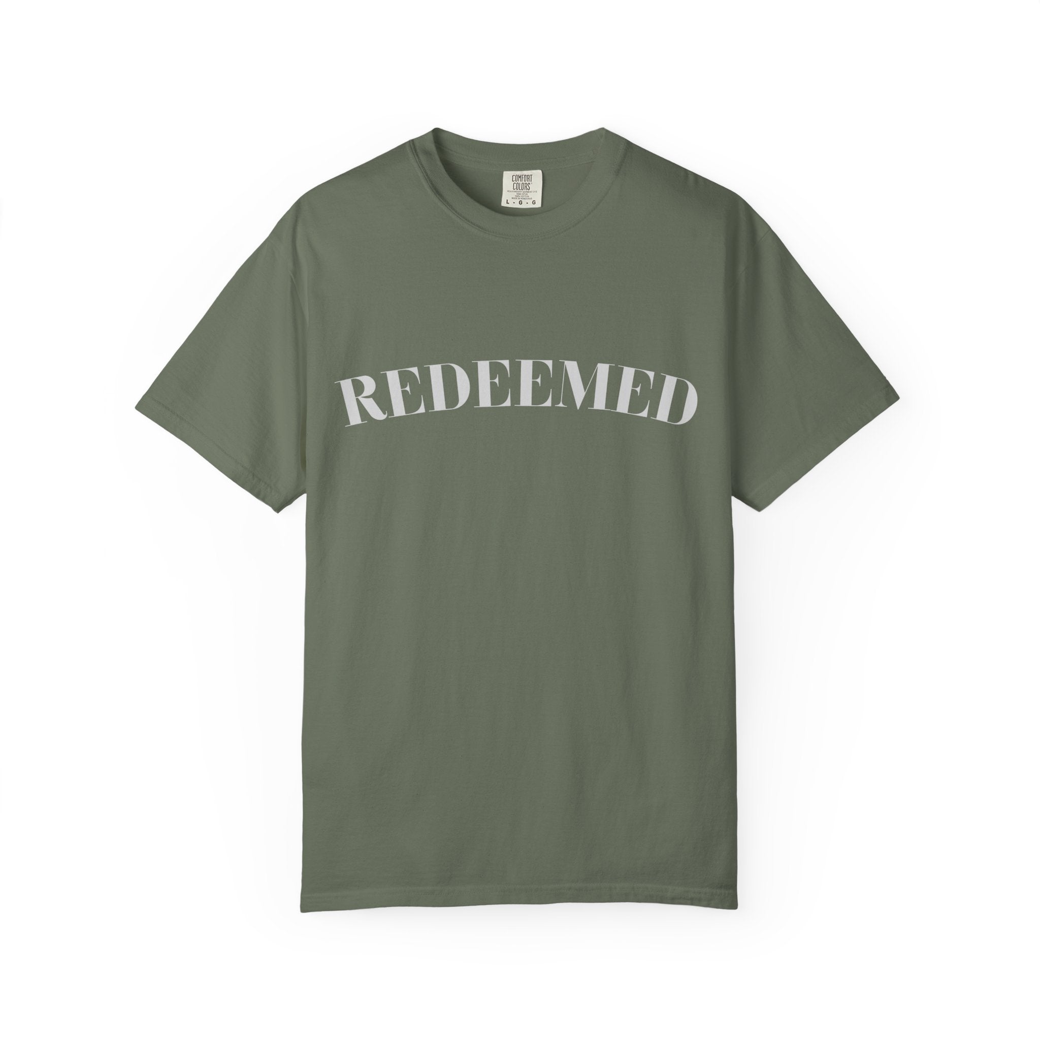 Redeemed Garment-Dyed T-Shirt, Christian Apparel