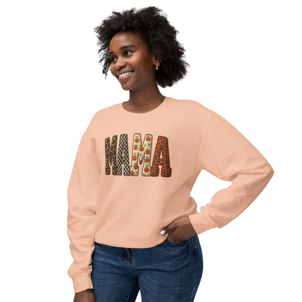 Mama Crewneck Sweatshirt - Stylish Gift for Moms, Casual Everyday Wear, Mother's Day, Family Gatherings, Cozy Lounge Wear