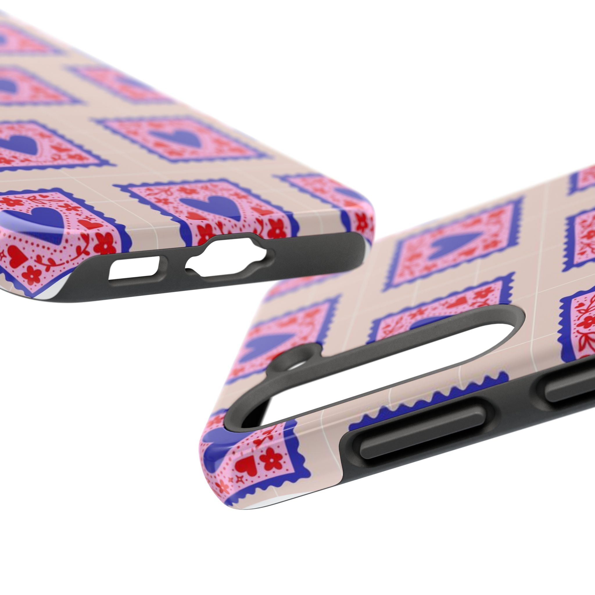 Heart Stamp Tough Phone Case
