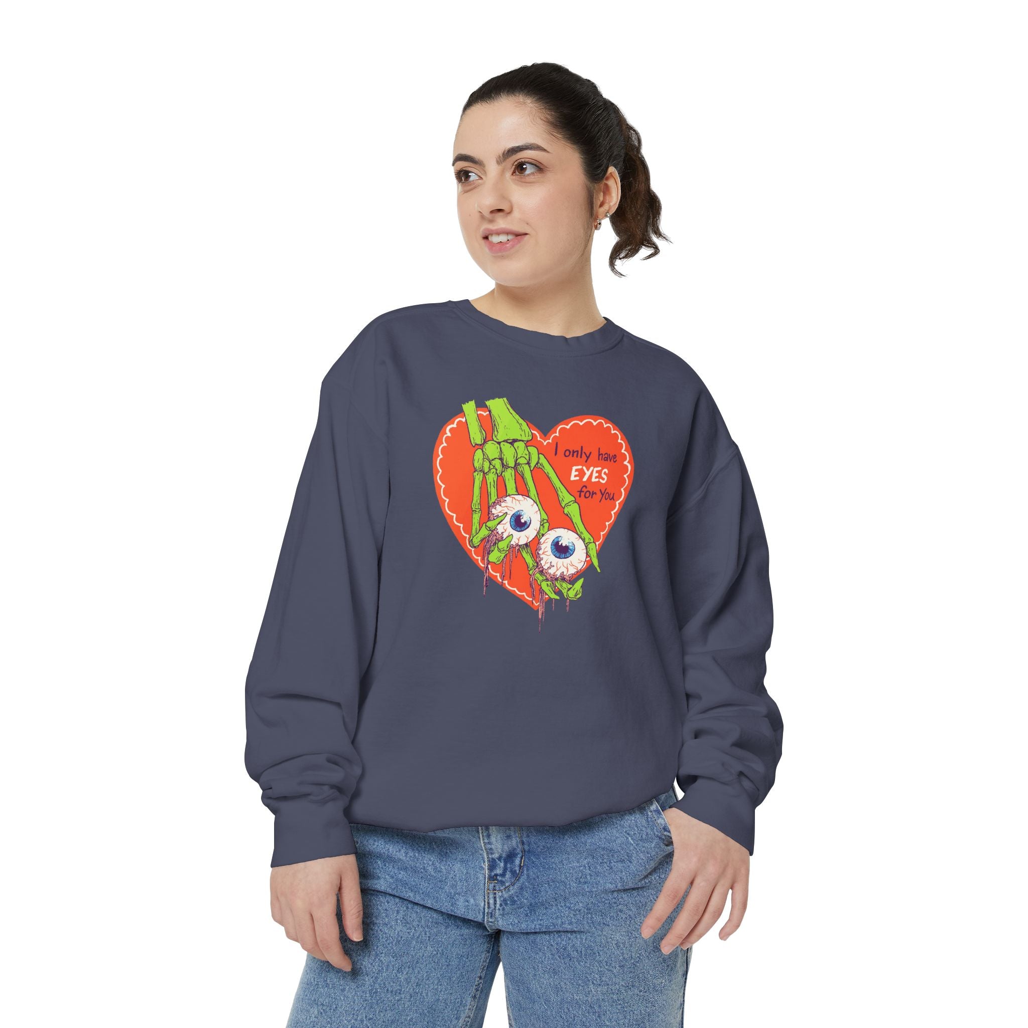 Zombie Hand Heart Sweatshirt