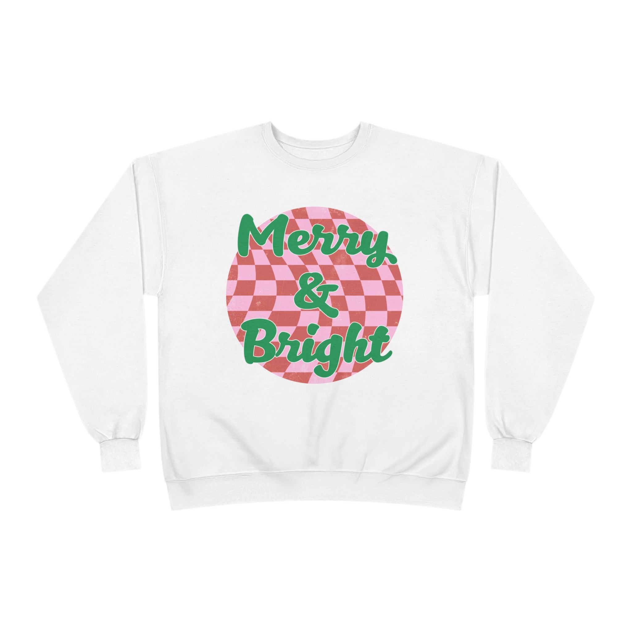 Merry & Bright Eco-Friendly Crewneck Sweatshirt