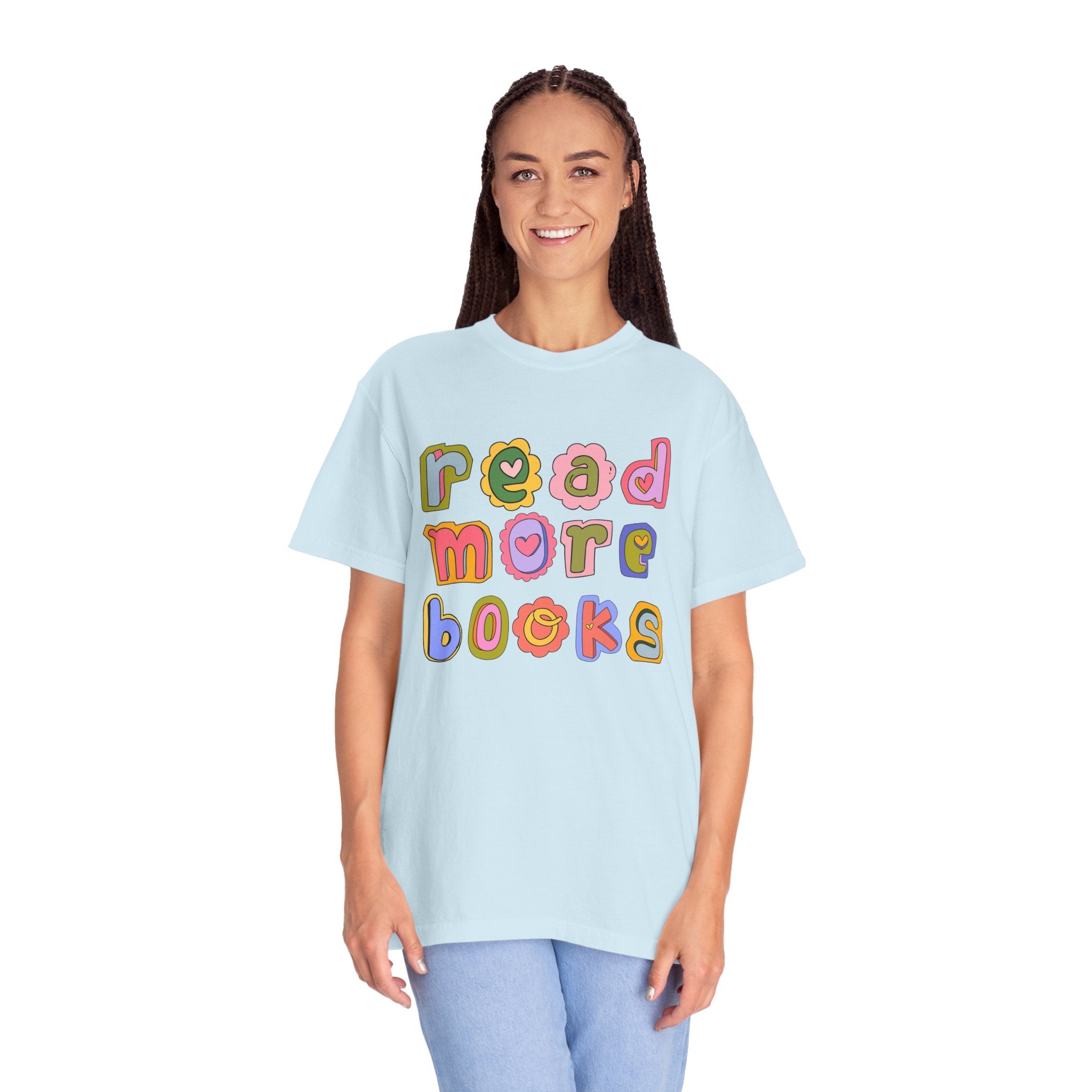 Colorful Read More Books T-Shirt
