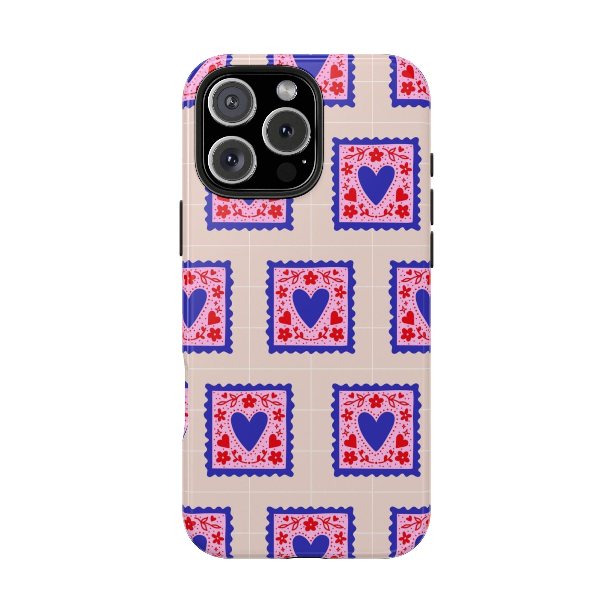 Heart Stamp Tough Phone Case