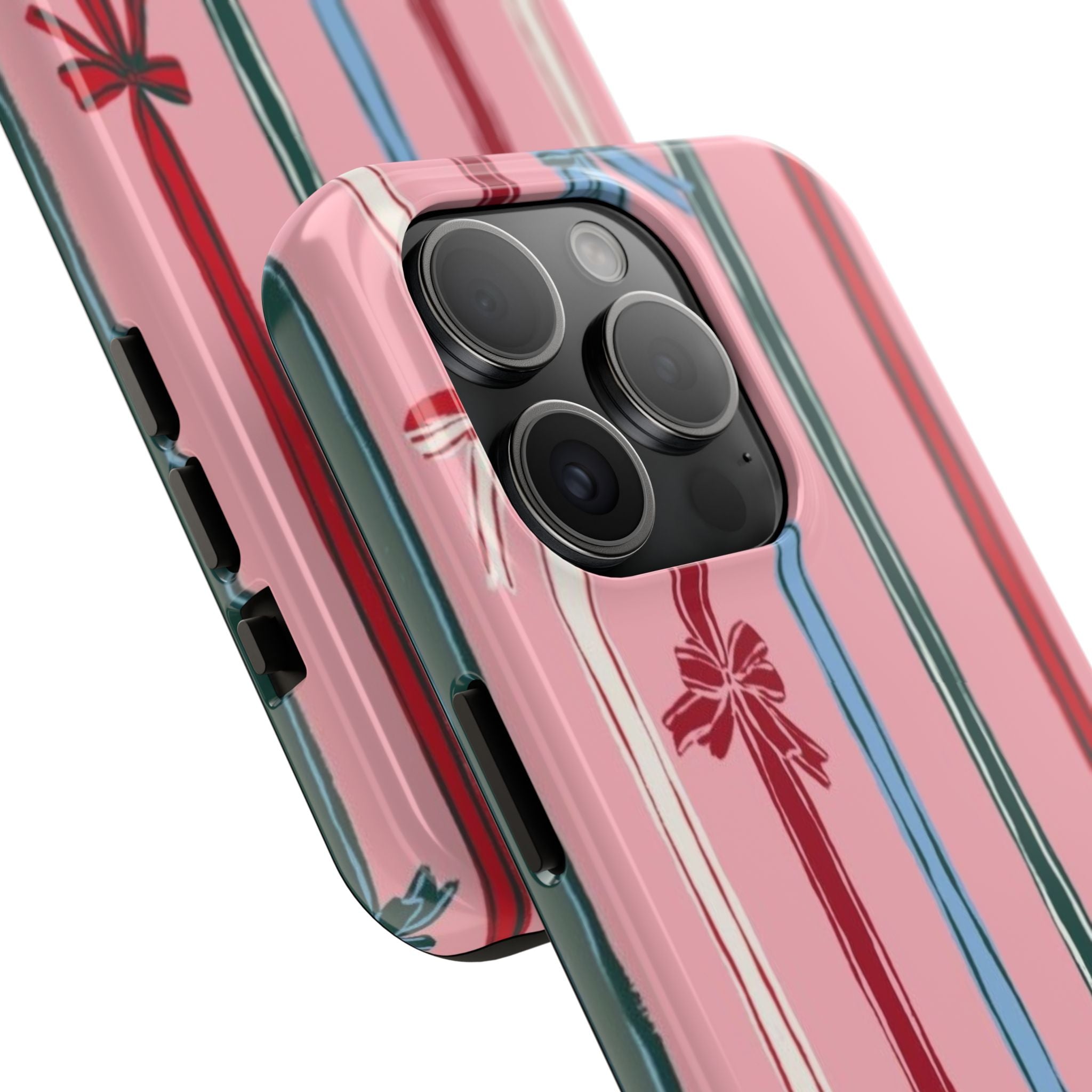 Holiday Bow Pattern Tough Phone Case