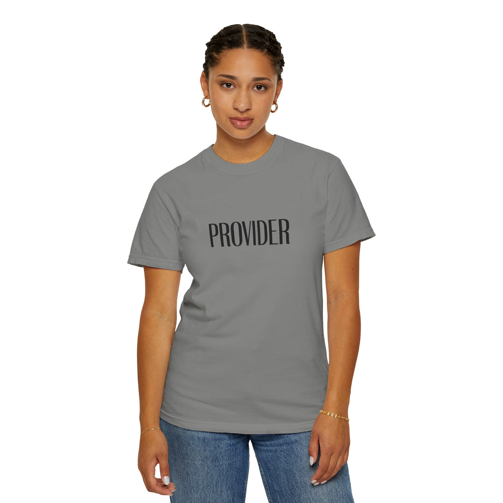 Provider Unisex Garment-Dyed T-shirt, Casual Tee