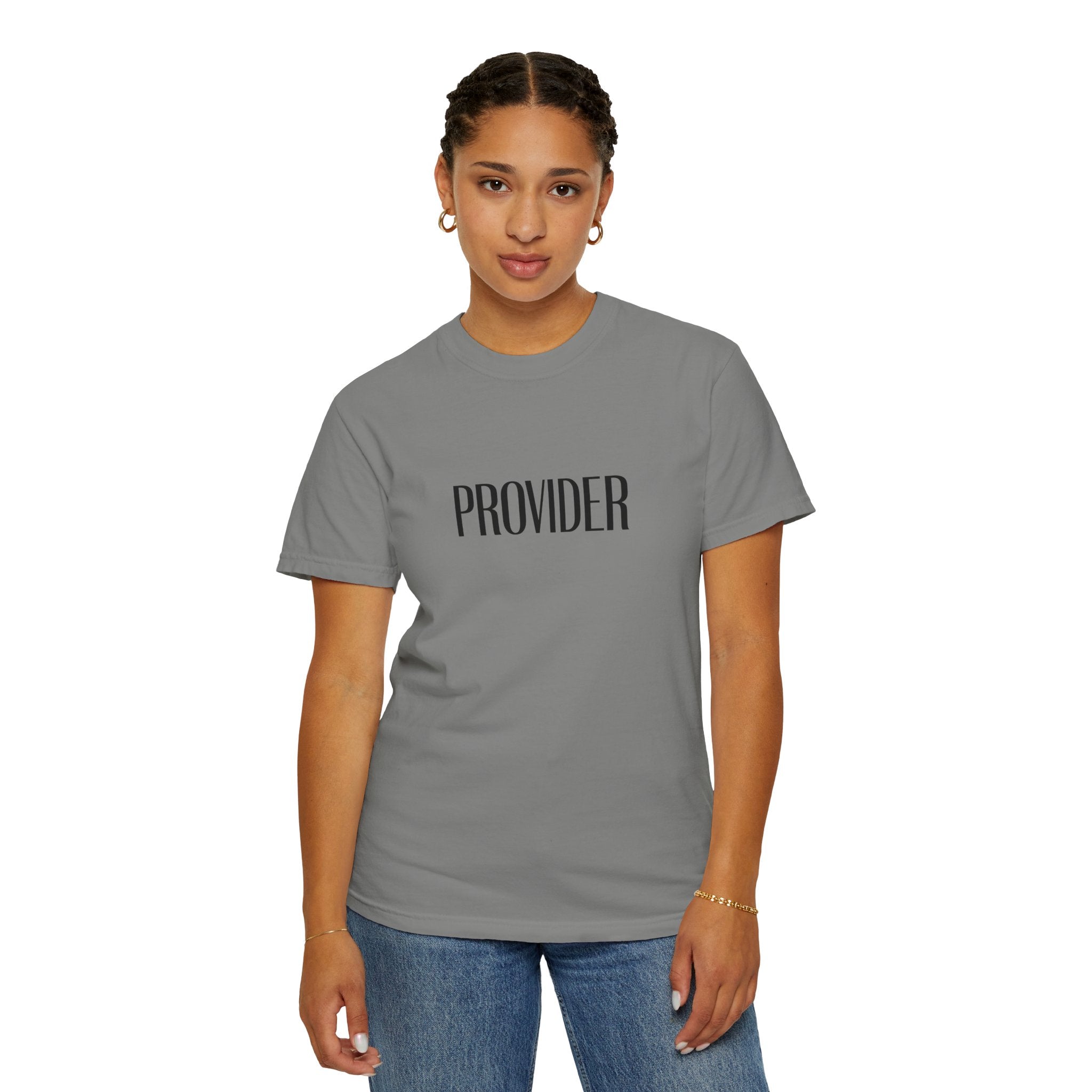 Provider Unisex Garment-Dyed T-shirt, Casual Tee