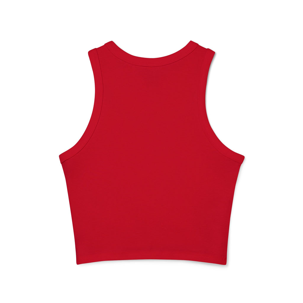 Patriotic Women's Racer Tank | Summer Fitness Top, 4th of July Workout Shirt, Casual Wear, Gift for Her, Outdoor Activities