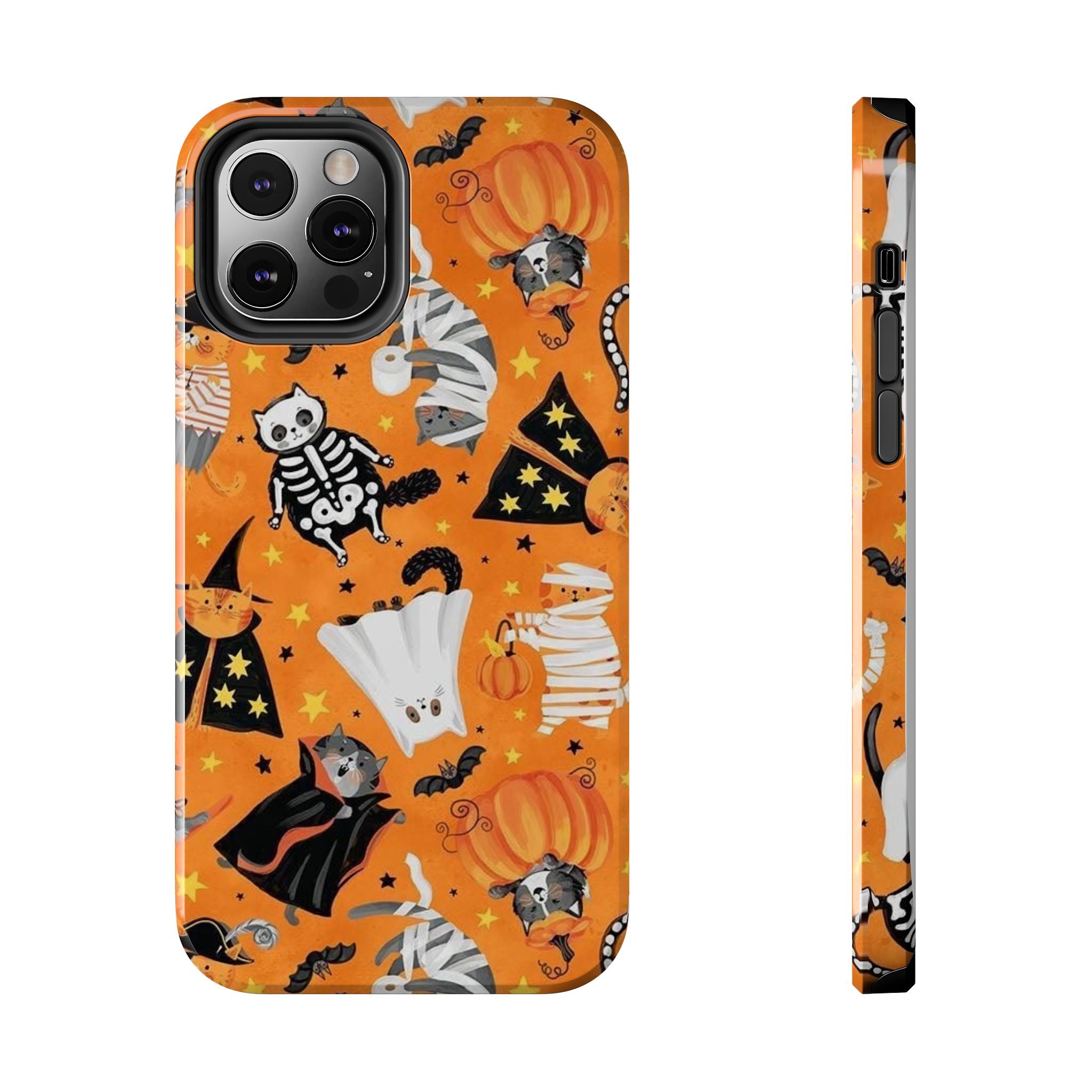 Spooky-Cat Halloween Tough Phone Case