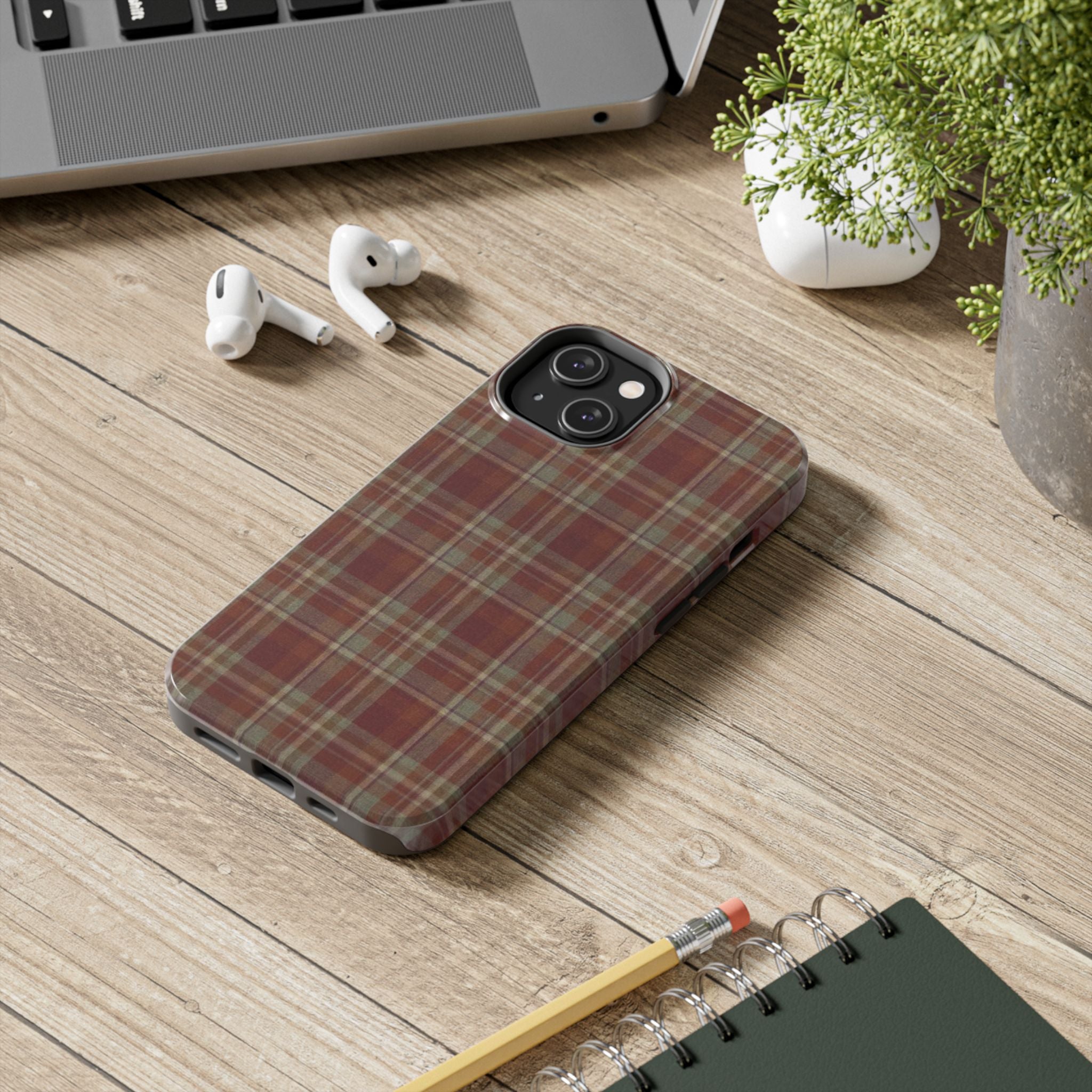 Autumn Plaid Tough Phone Case