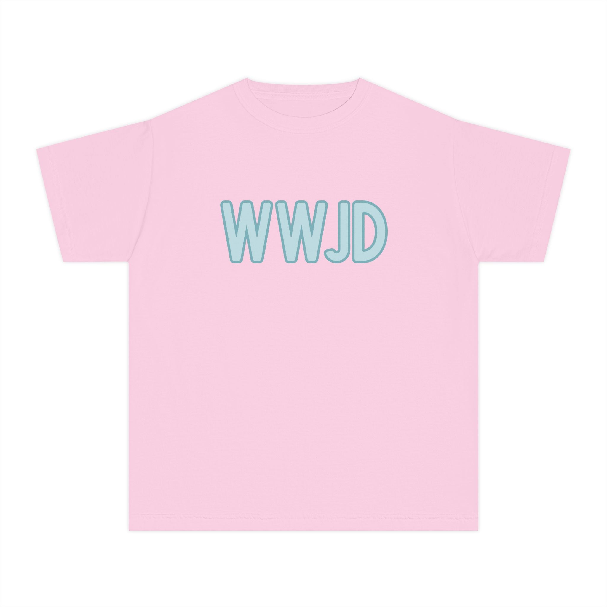 Youth WWJD Midweight Tee for Faith-Inspired Kids