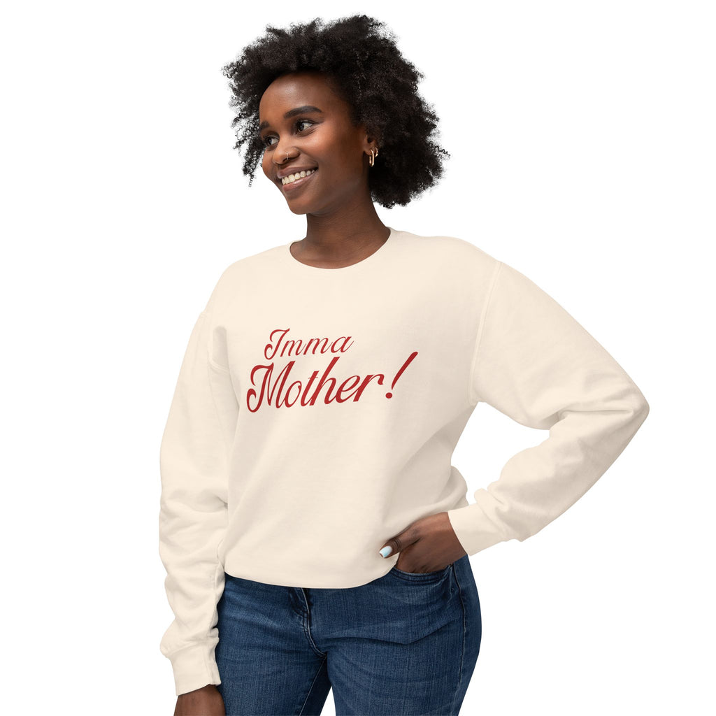 Imma Mother Lightweight Crewneck Sweatshirt