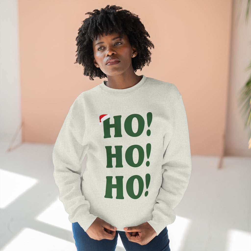 Christmas Cheer Unisex Crewneck Sweatshirt - HO! HO! HO!