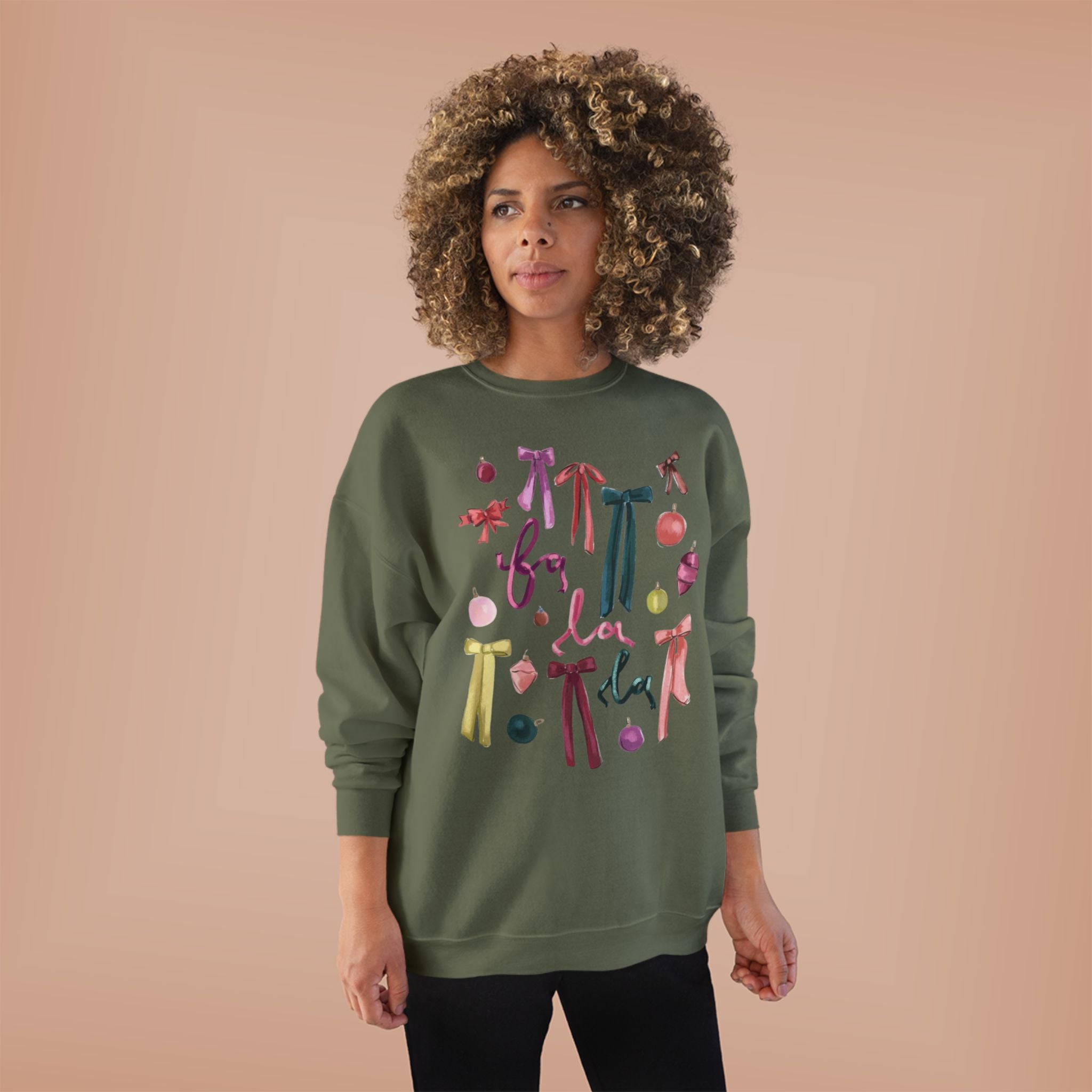 Festive Eco-Friendly Crewneck Sweatshirt