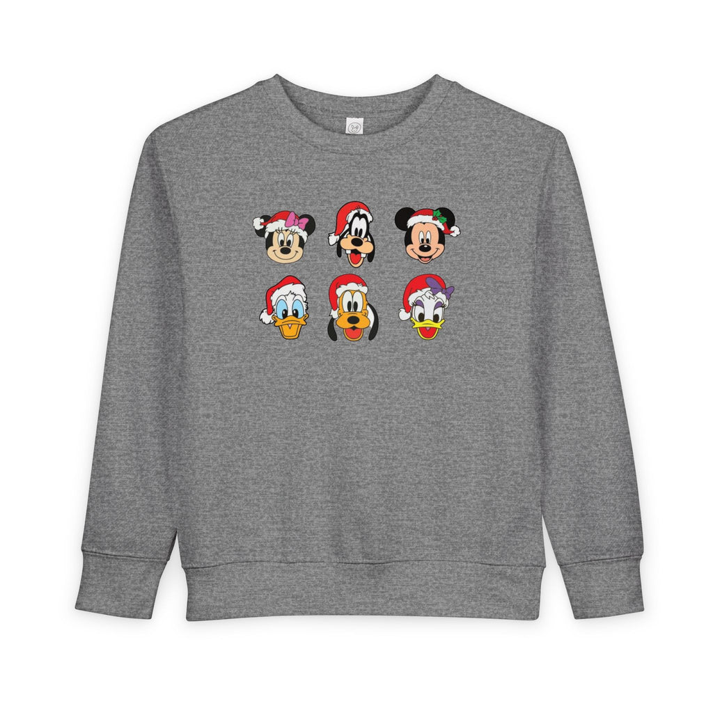 Toddler Sweatshirt - Cute Christmas Cartoon Characters