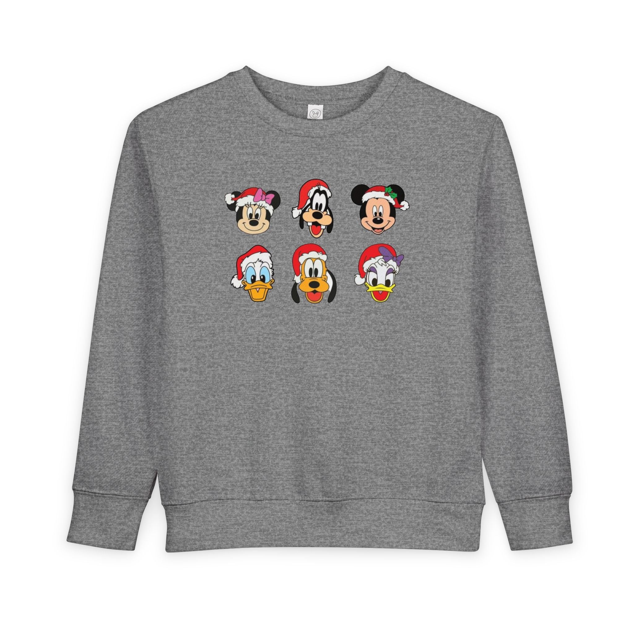 Toddler Sweatshirt - Cute Christmas Cartoon Characters