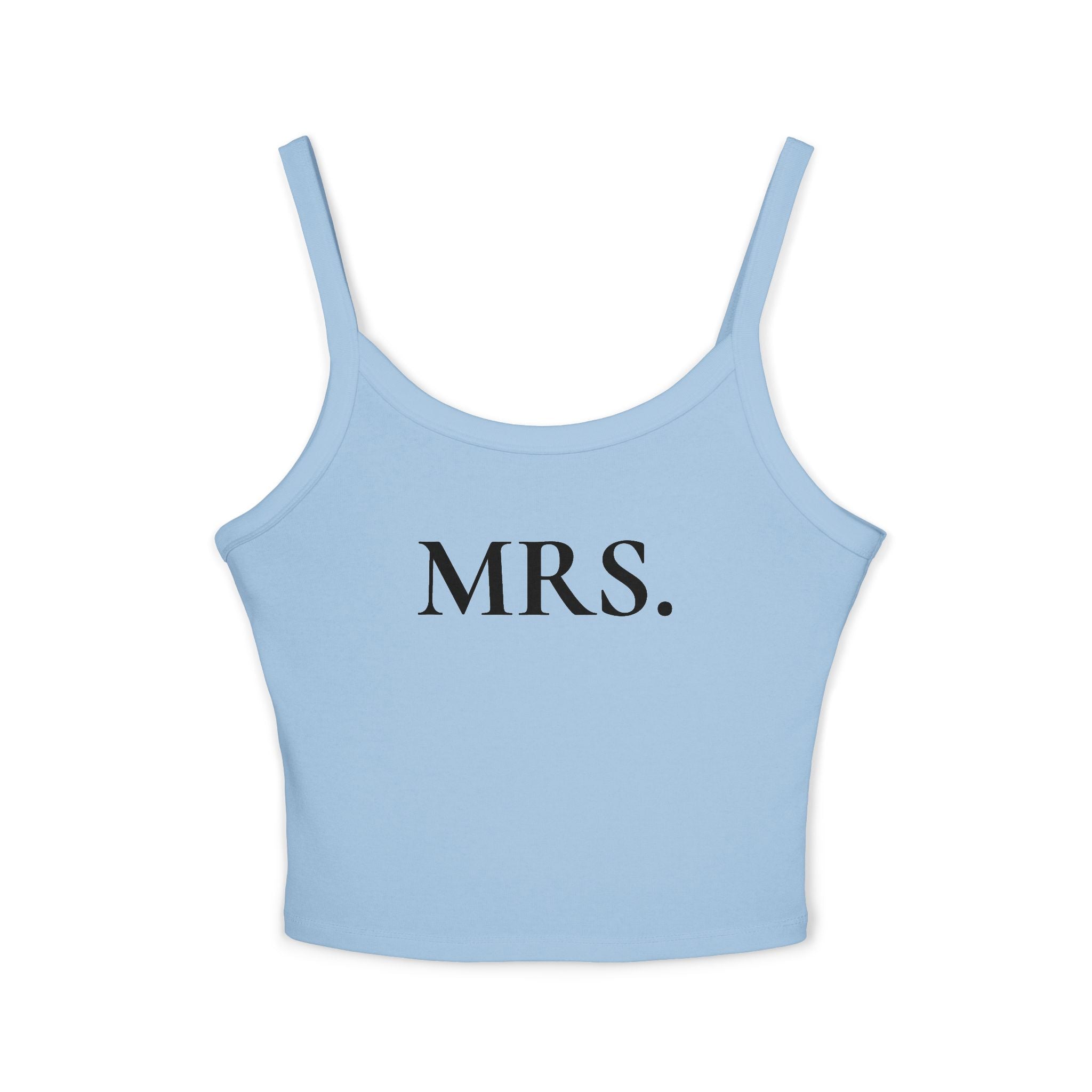 Mrs. Spaghetti Strap Tank Top