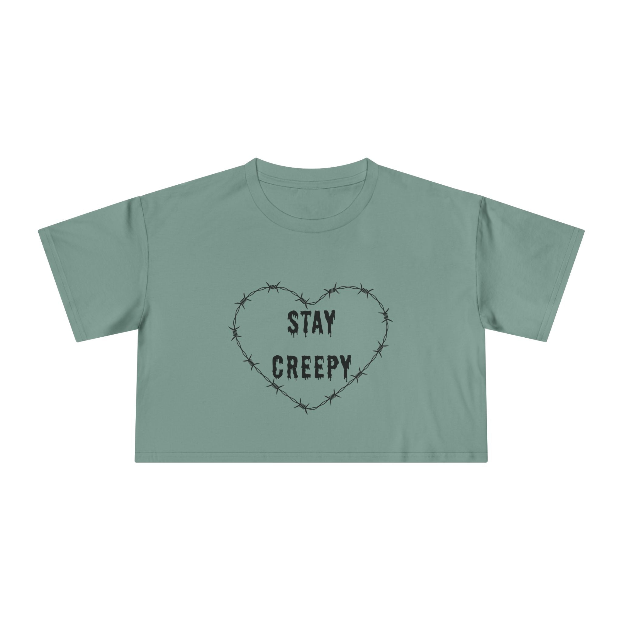 Stay Creepy Women's Crop Tee