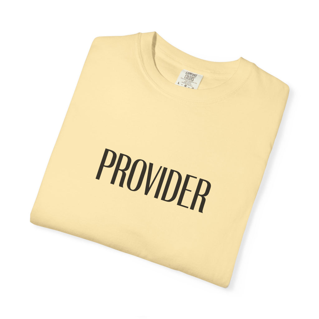 Provider Unisex Garment-Dyed T-shirt, Casual Tee