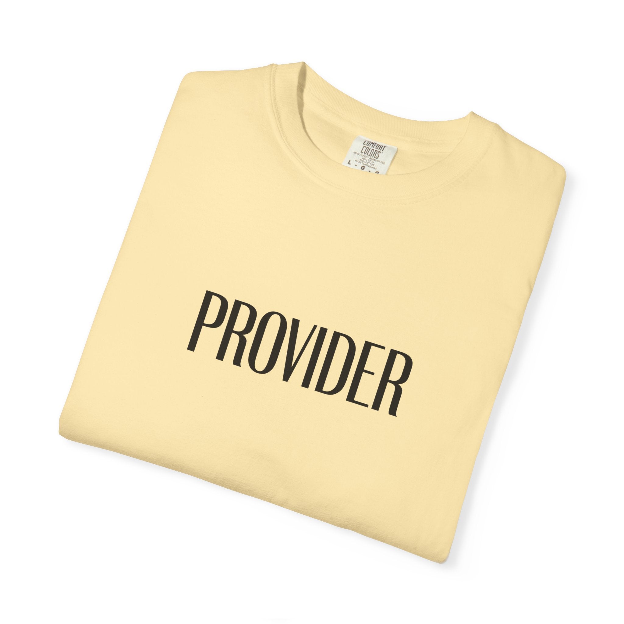 Provider Unisex Garment-Dyed T-shirt, Casual Tee