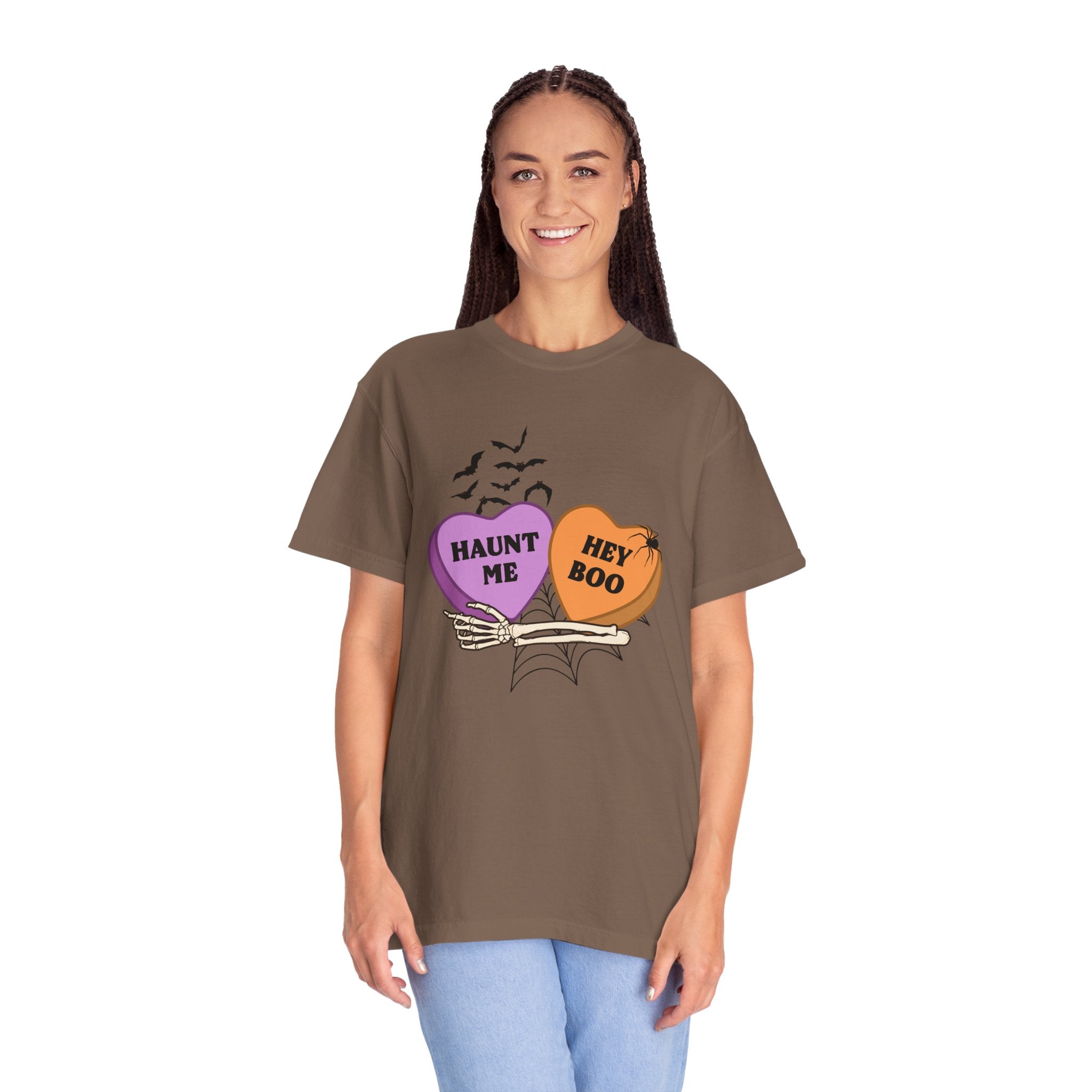 Comfort Color Halloween Candy Heart T-Shirt