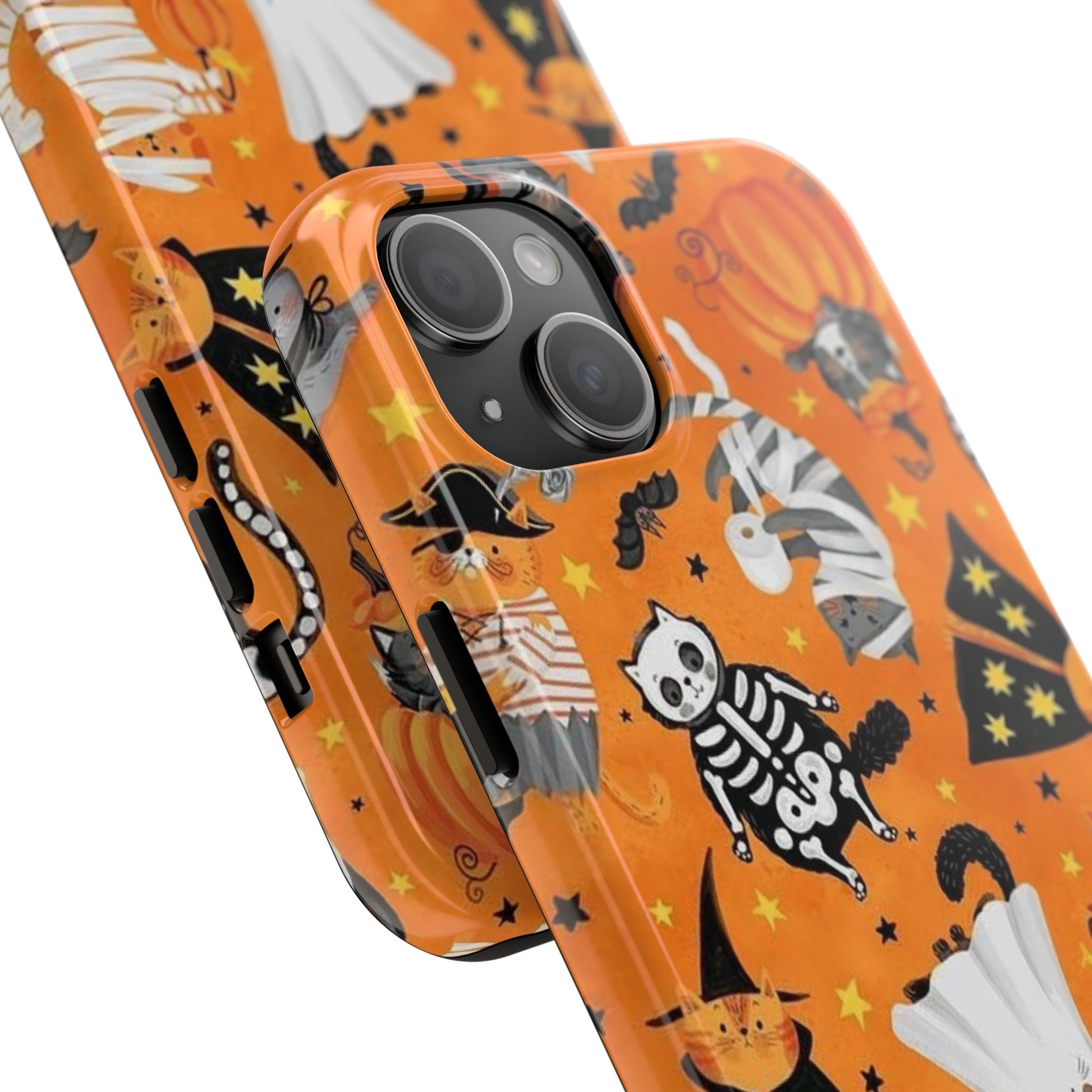 Spooky-Cat Halloween Tough Phone Case