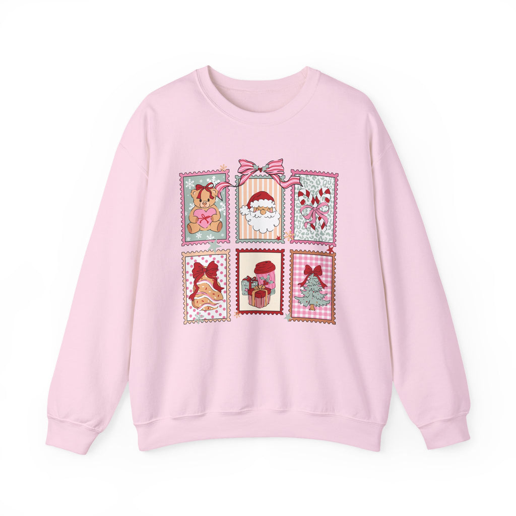 Christmas Stamp Crewneck Sweatshirt