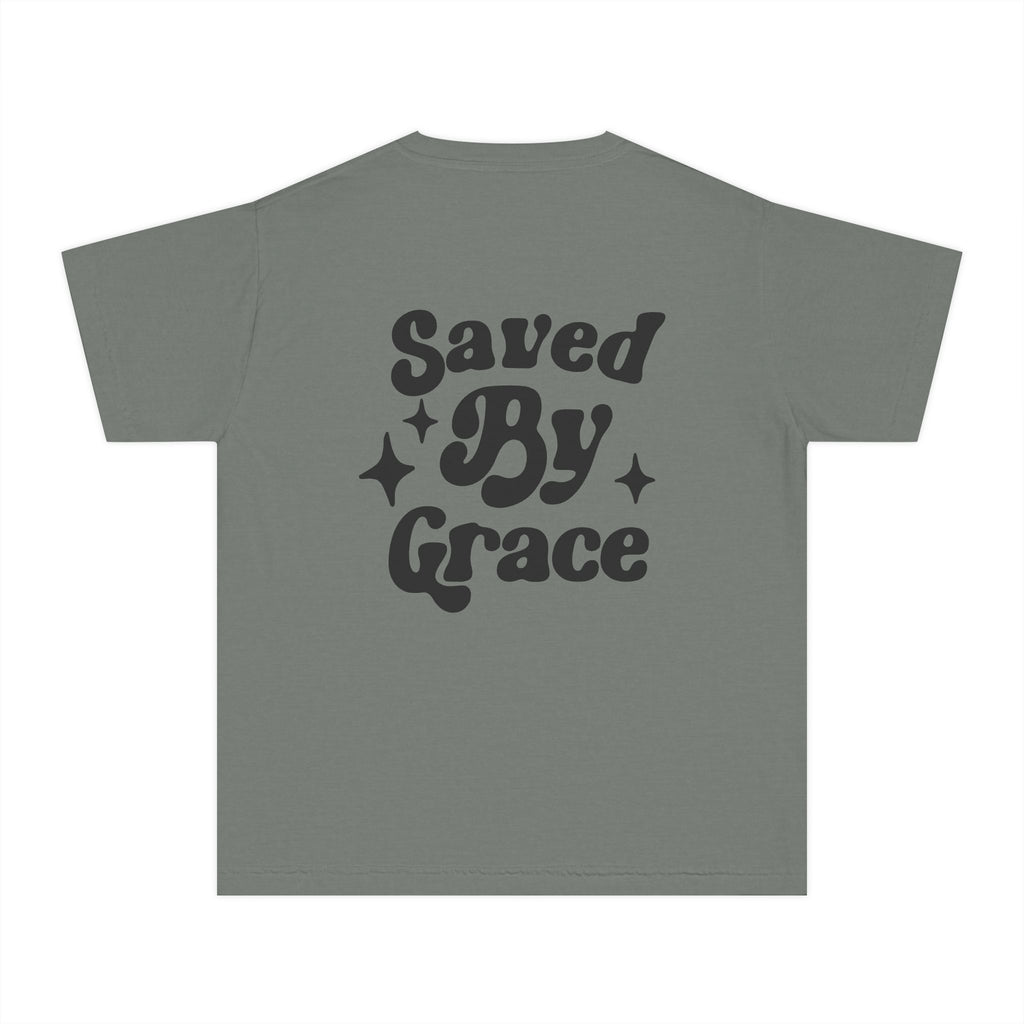 Youth Saved By Grace Tee - Midweight T-Shirt for Kids