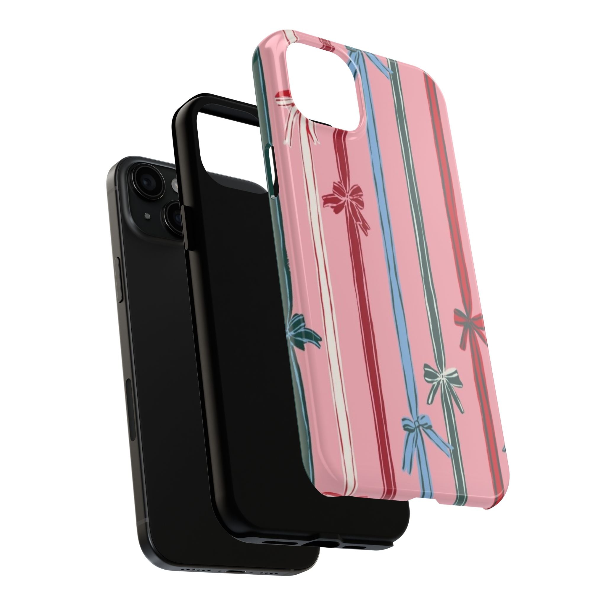 Holiday Bow Pattern Tough Phone Case