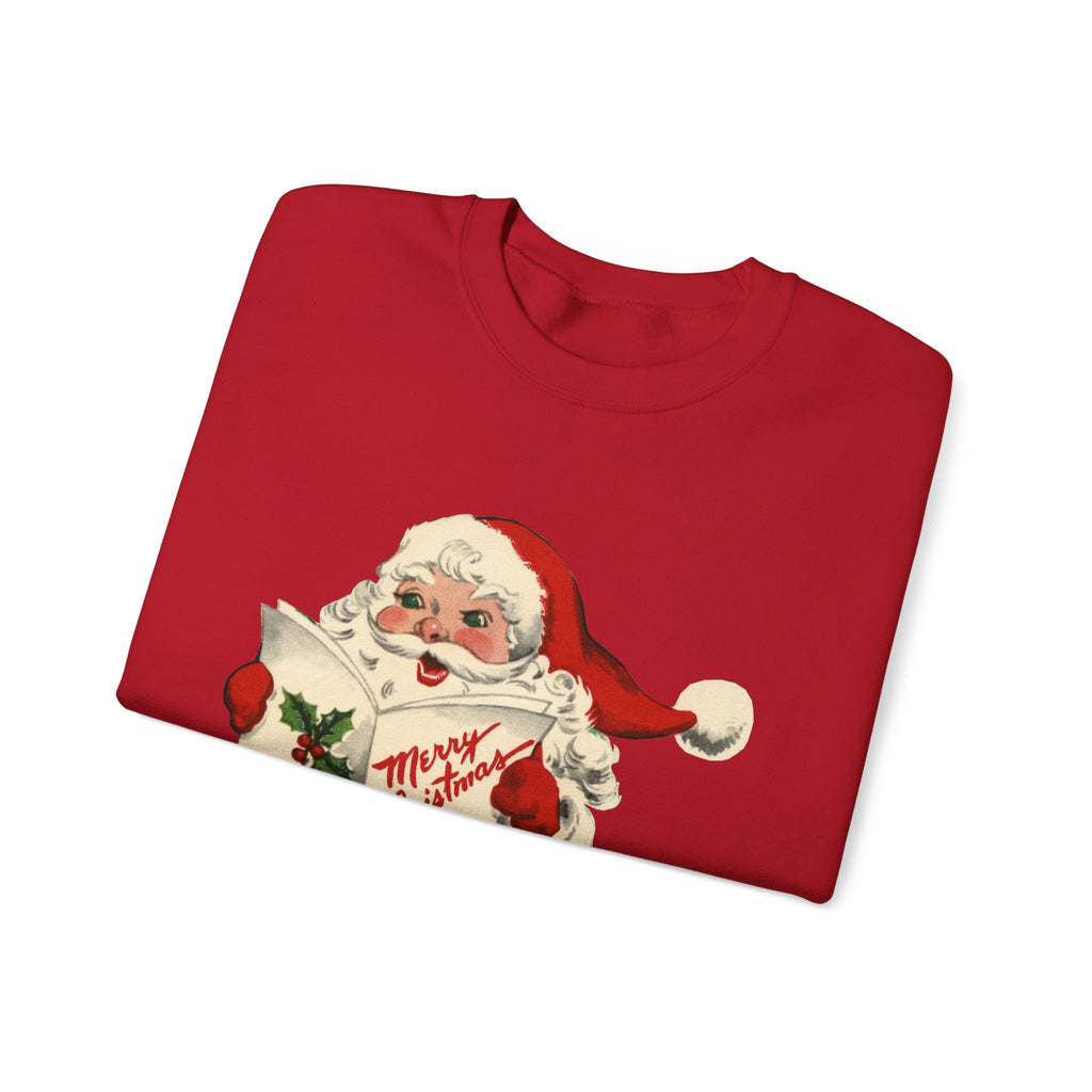 Vintage Santa Christmas Sweatshirt