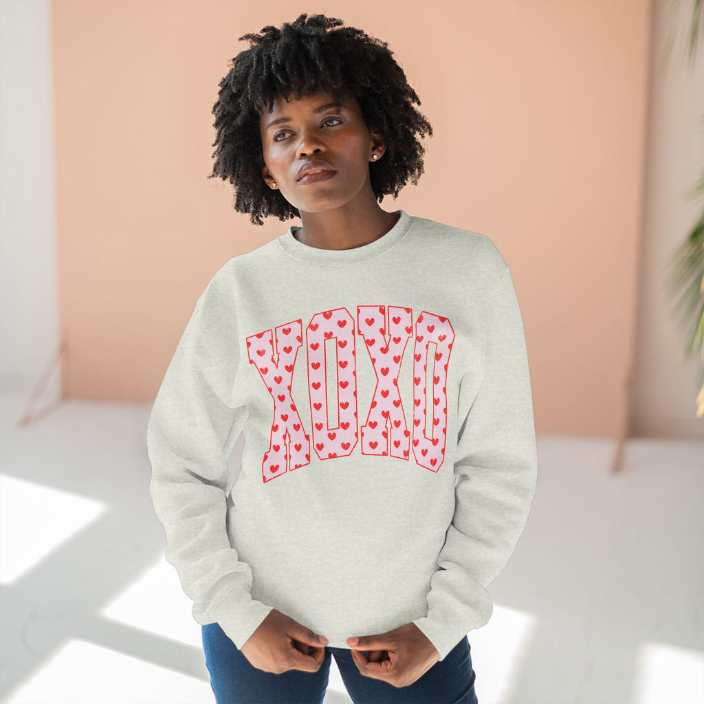 XOXO Heart Pattern Sweatshirt