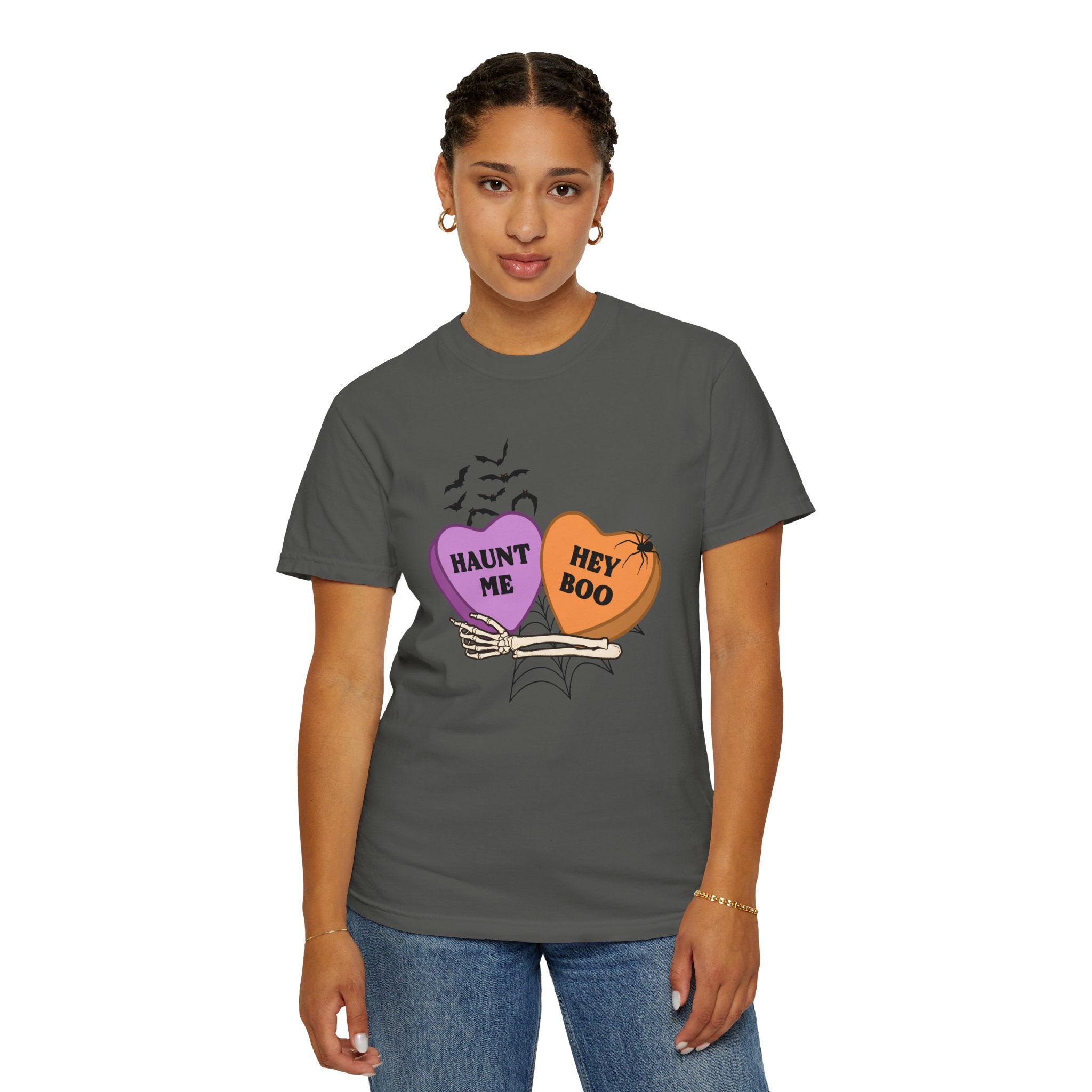 Comfort Color Halloween Candy Heart T-Shirt